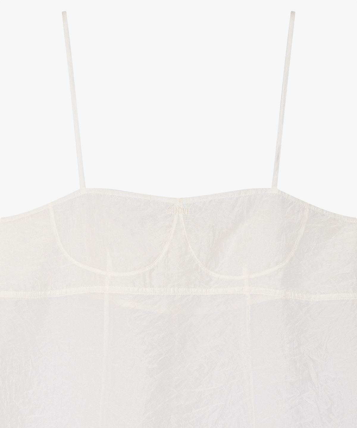 그로브(GROVE) LESLIE SLEEVELESS TOP_WHITE