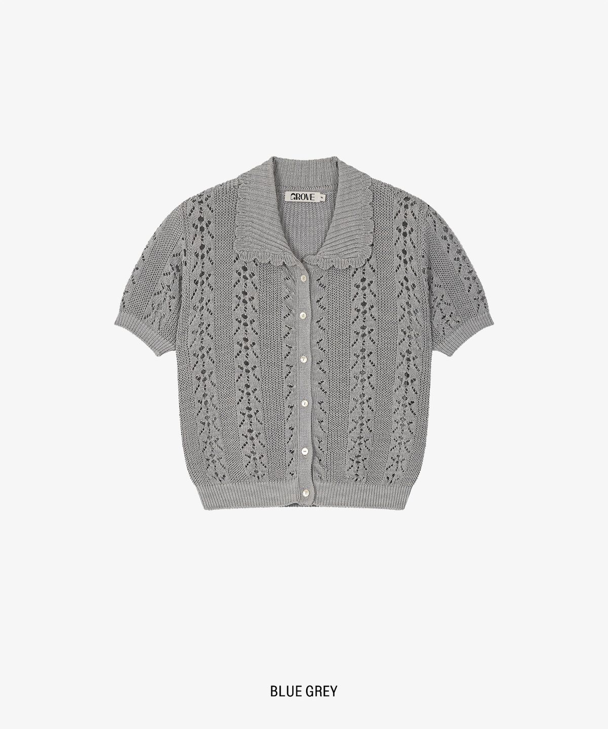 그로브(GROVE) KIKO SKASHI HS CARDIGAN_BLUE GREY