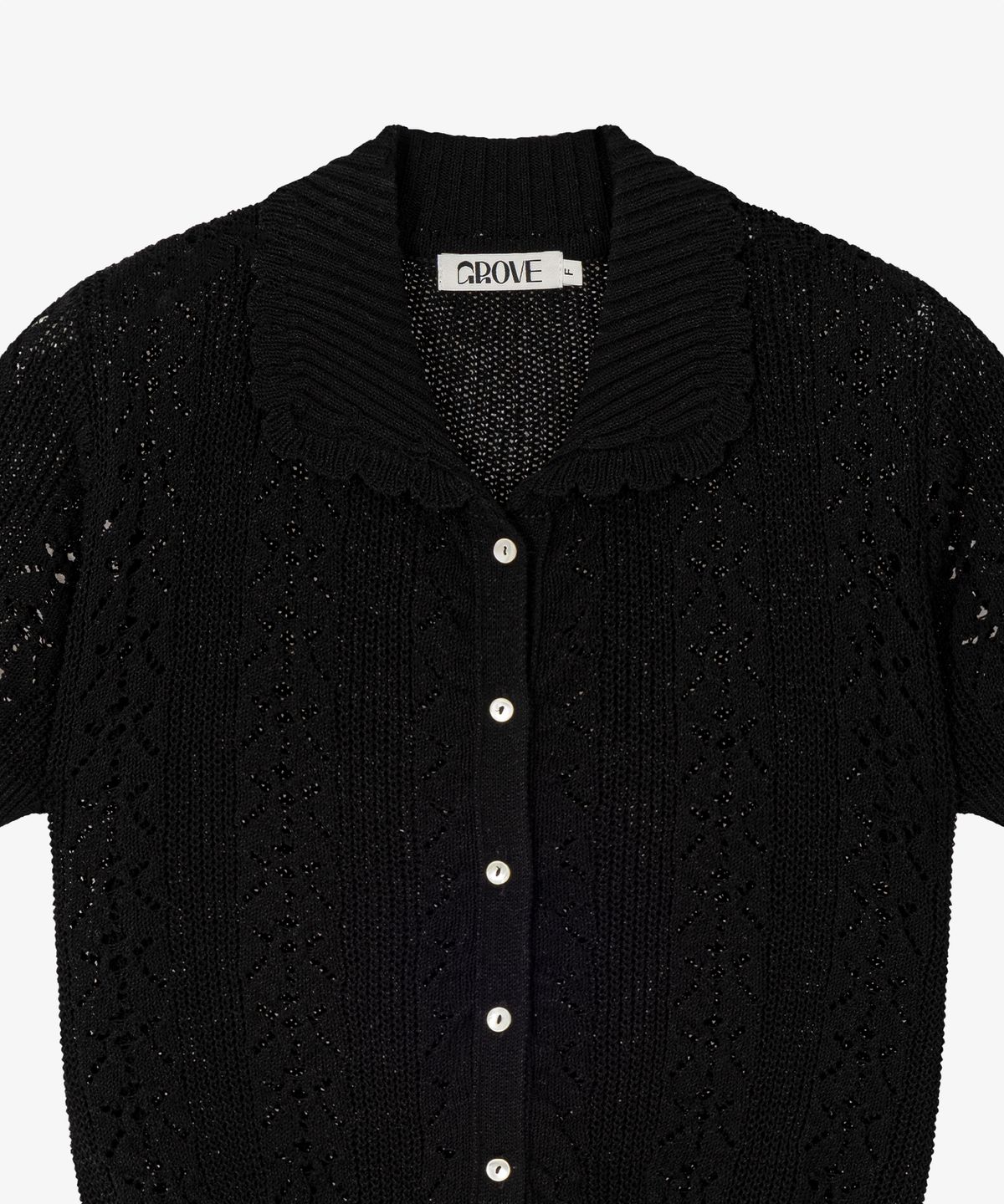 그로브(GROVE) KIKO SKASHI HS CARDIGAN_BLACK