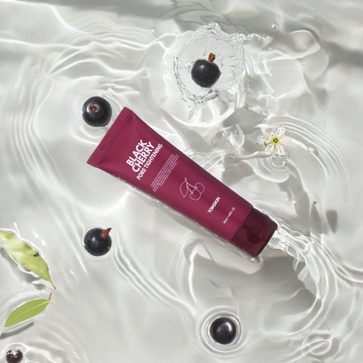 탐스킨(TOMSKIN) 블랙체리 모공 수축 크림 50ml