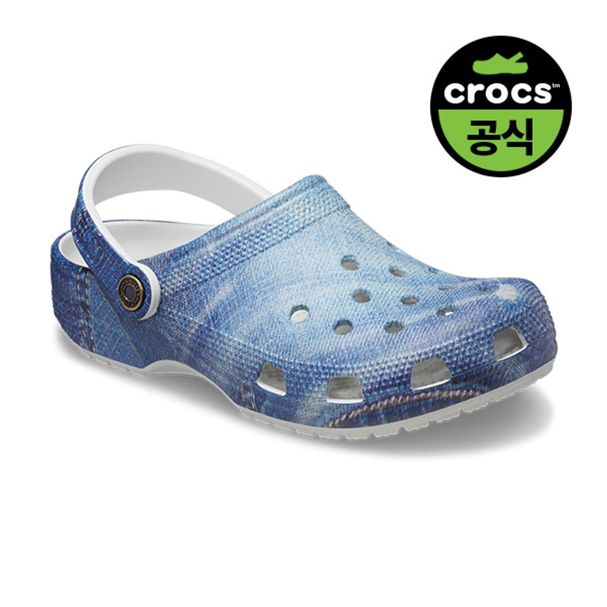 크록스(CROCS) 공용 클래식 데님 클로그 MOON (24SUCL210402)