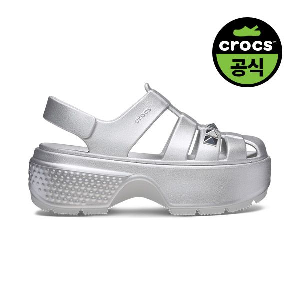 正規品] Crocs パブリックSTOMP STUDMTLLCFISHERMANSANDAL SV