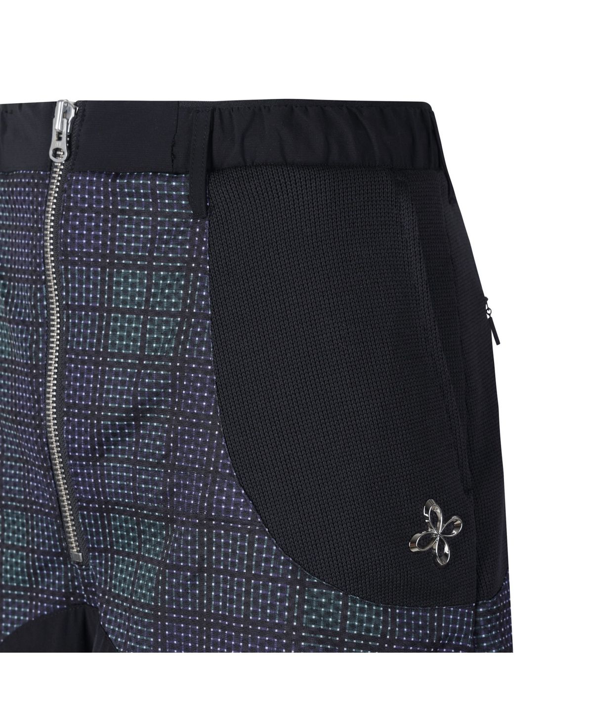 래코드(RECODE) Check Point Patchwork Shorts_R0PAM24102NYX