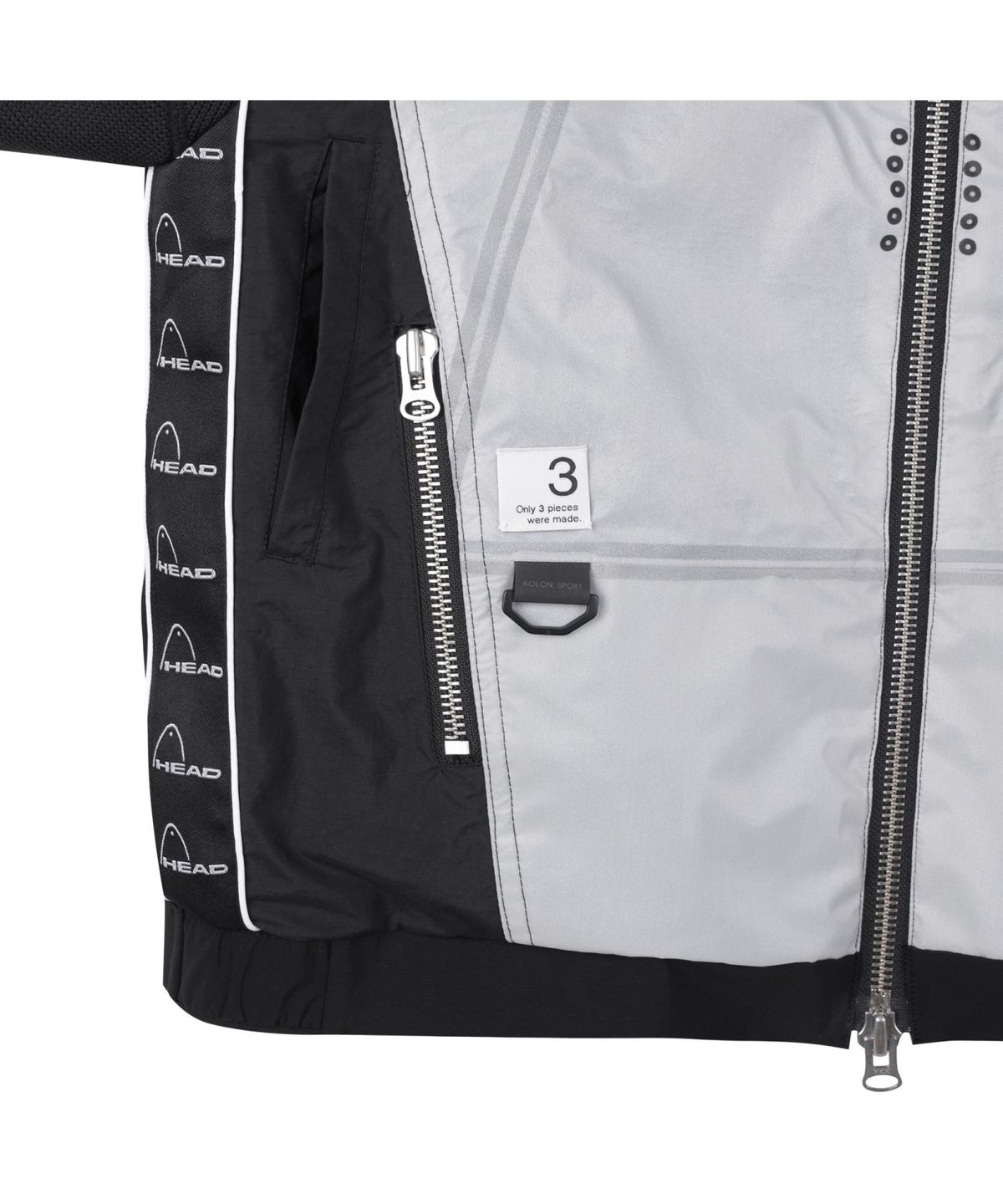 래코드(RECODE) Fabric Mix Patchwork Bomber_R0UAM24103BKX