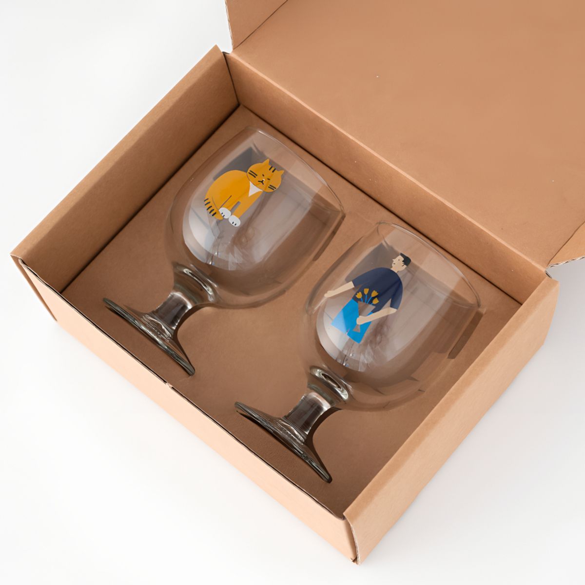 비크릴라(VICRILA) 바스크 디자인글래스 250 맥주/와인잔 겸용 선물세트(4P)