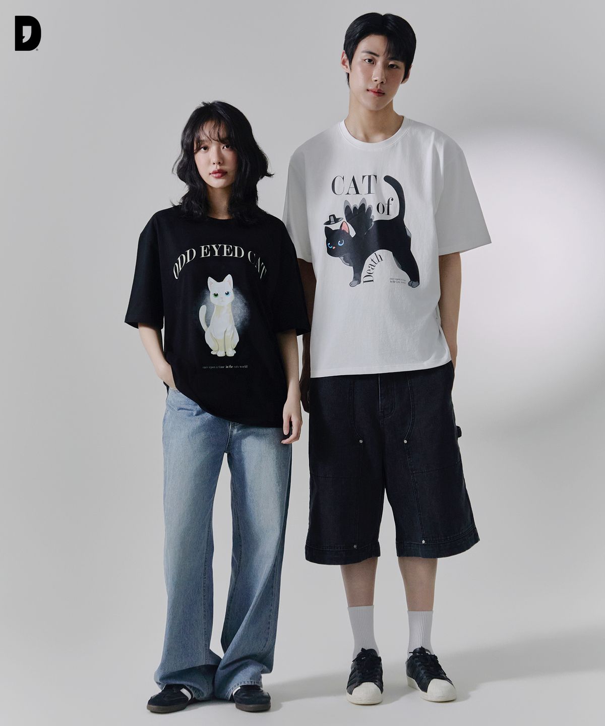 댄꼼마(DANCOMMA) 전설의고양 프린팅 티셔츠