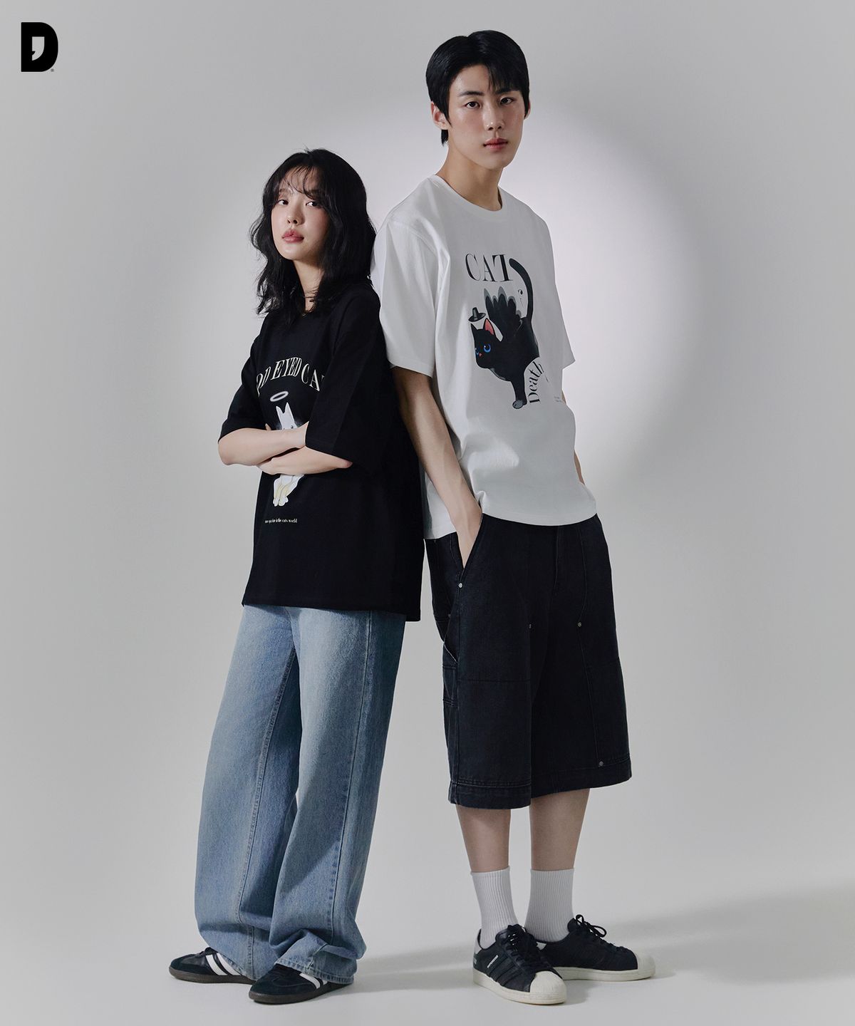 댄꼼마(DANCOMMA) 전설의고양 프린팅 티셔츠