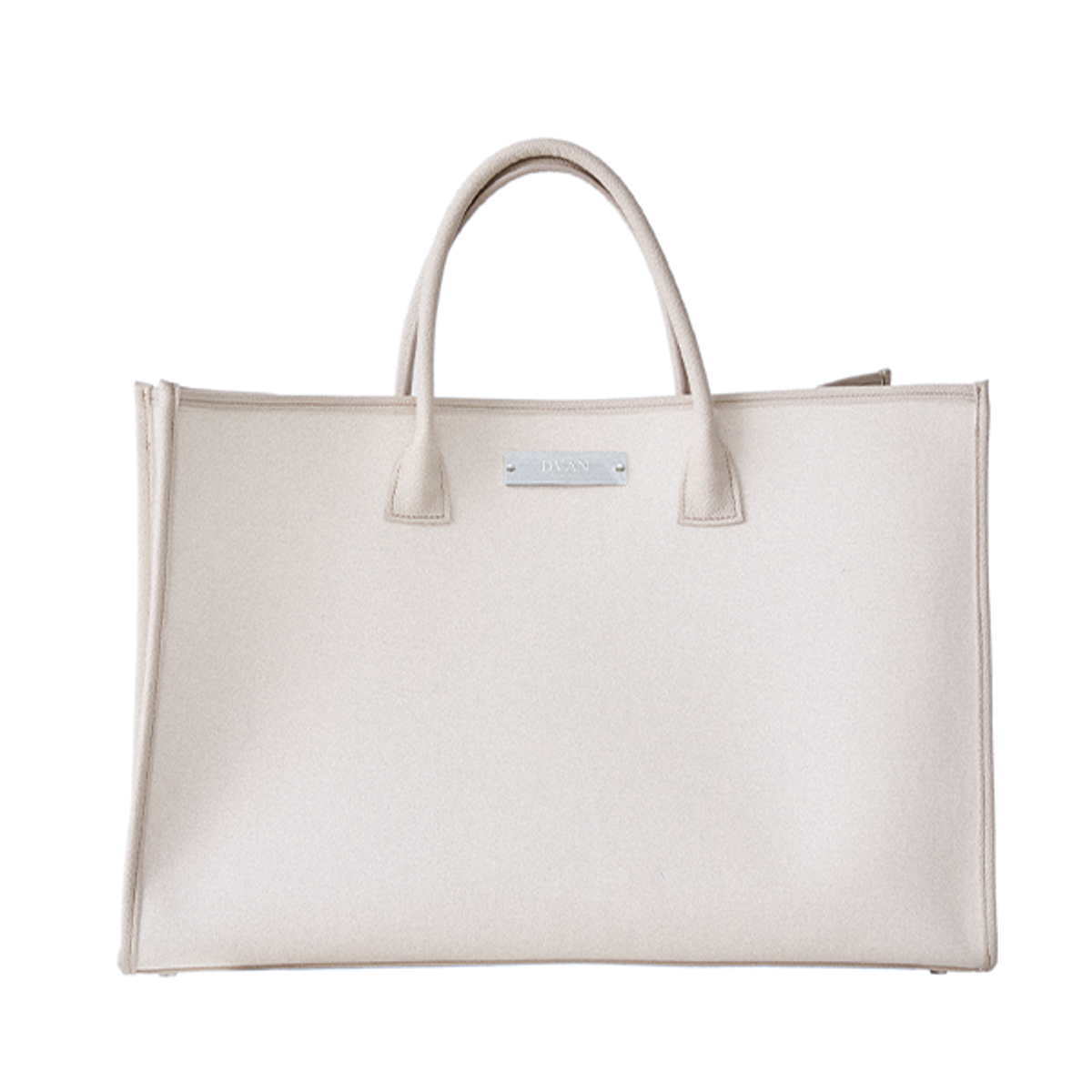 드반(DVÀN) FRAME IN GALLERY TOTEBAG LARGE (IVORY) 프레임인갤러리 토트백 라지 (아이보리)