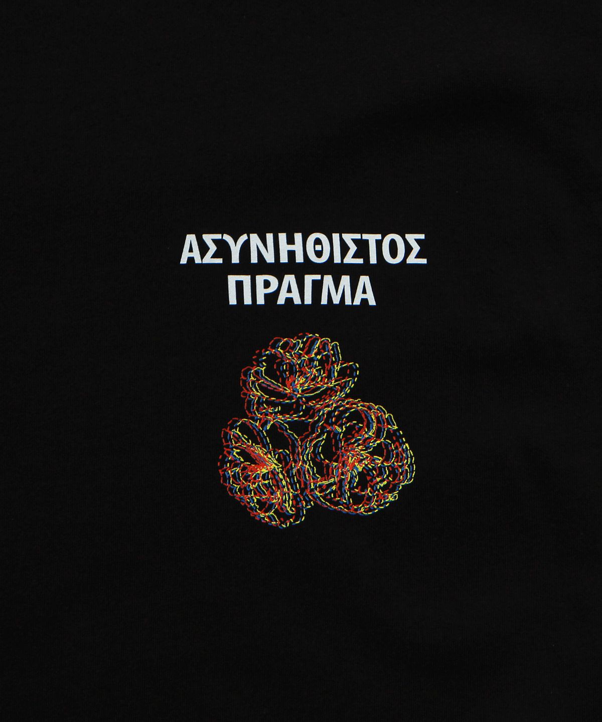 앱놀머씽(ABNORMALTHING) 플라워스 티셔츠 블랙 (FLOWERS T-SHIRT BLACK)
