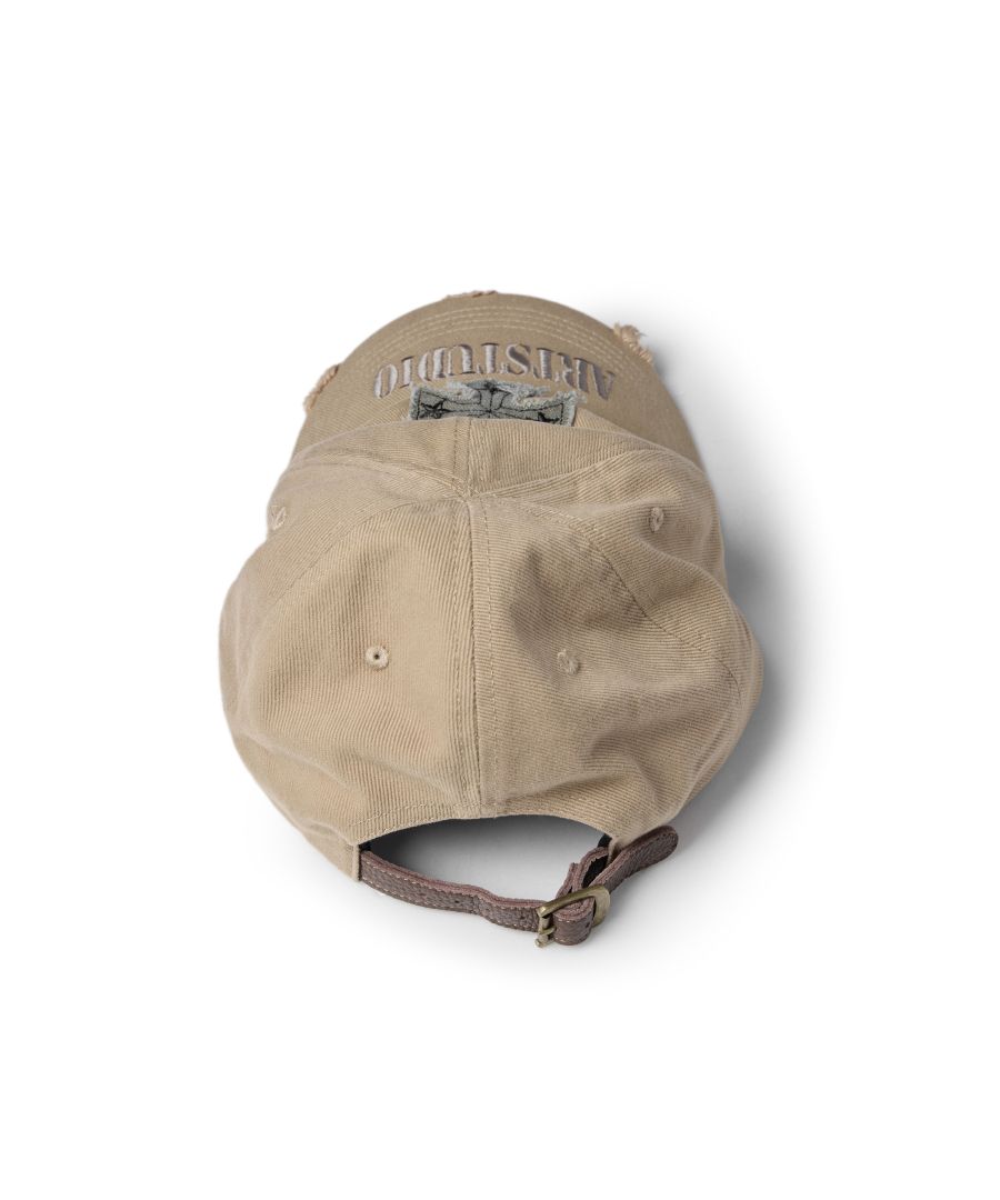MUSINSA | ETCE CROSS DESTROYED CAP (BEIGE)
