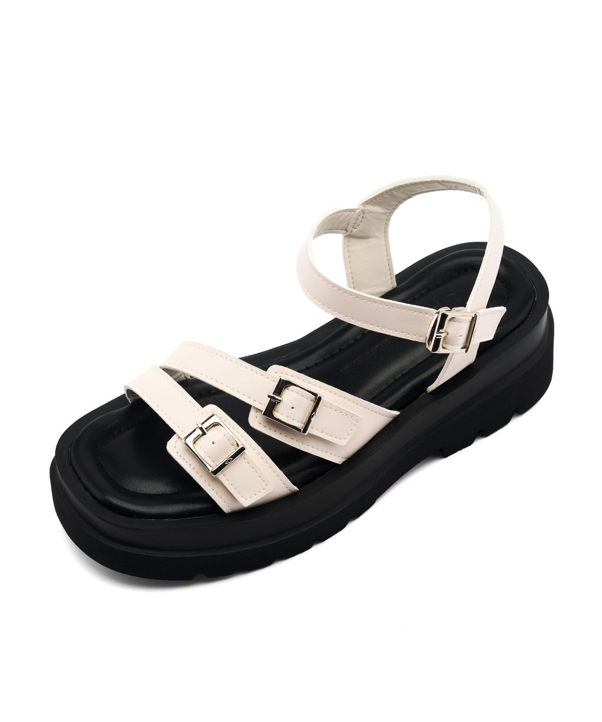 스퍼(SPUR) Multi Buckle 플랫폼 샌들 5.5cm -US7047 (3color)
