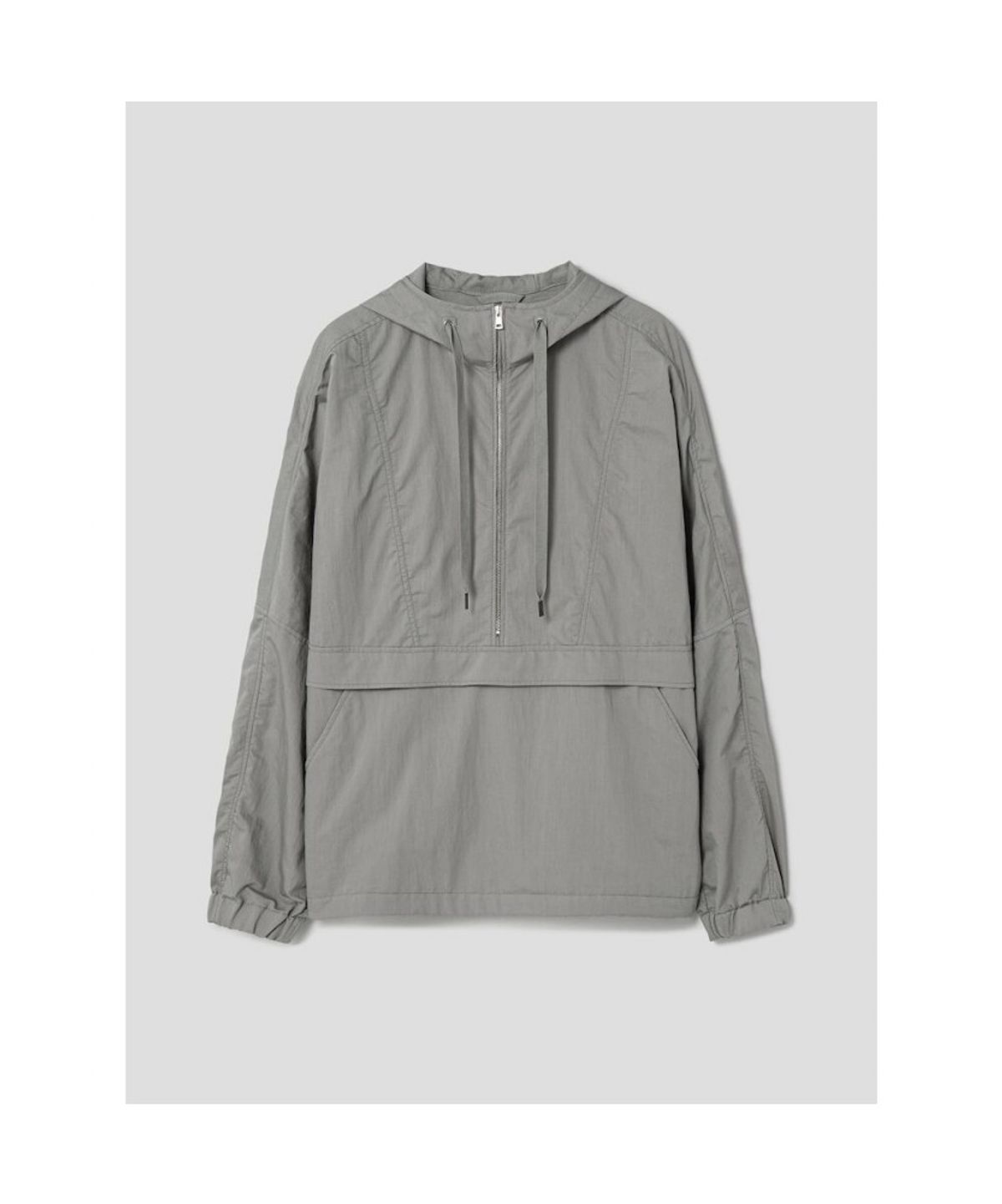 시프트지(SHIFT.G) Overfit Cotton Hood Anorak  Light Grey
