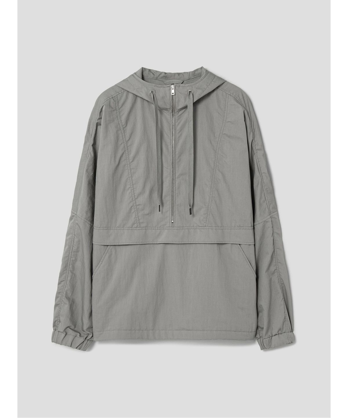 시프트지(SHIFT.G) Overfit Cotton Hood Anorak  Light Grey