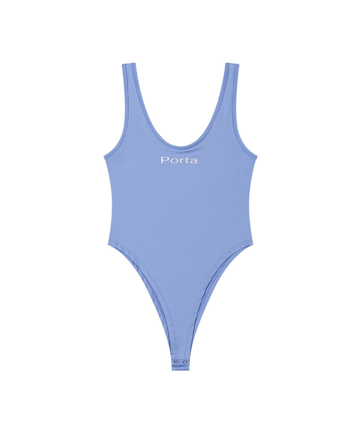더포르타(THEPORTA) PORTA LOGO BODYSUIT, BLUE