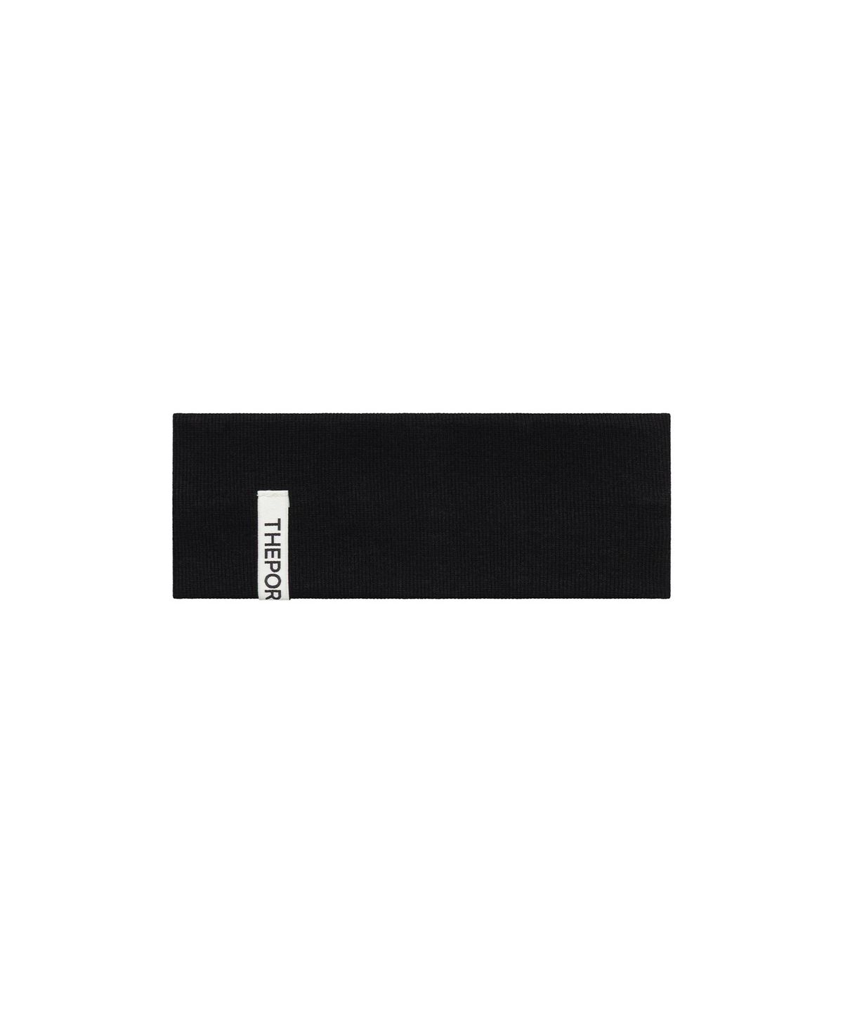 더포르타(THEPORTA) THEPORTA LOGO HAIR BAND, BLACK