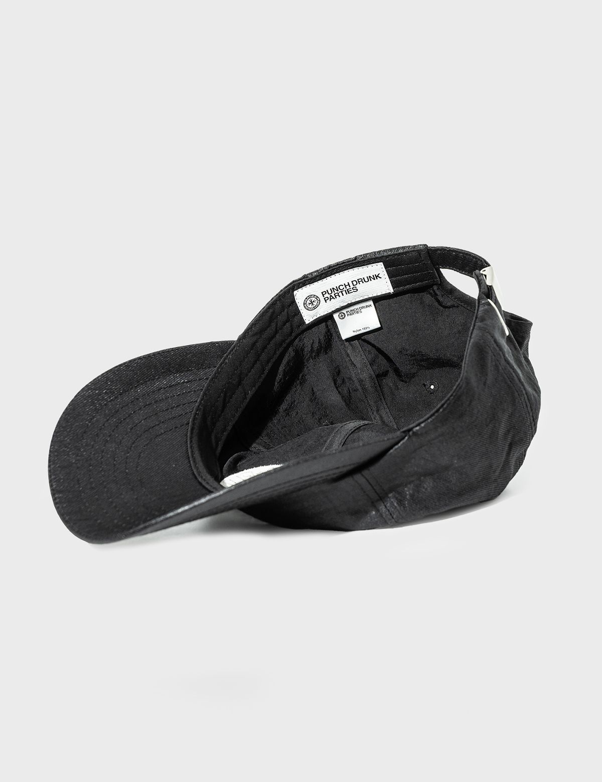 펀치드렁크파티즈(PUNCH DRUNK PARTIES) Nylon High Ball Cap (BLACK)