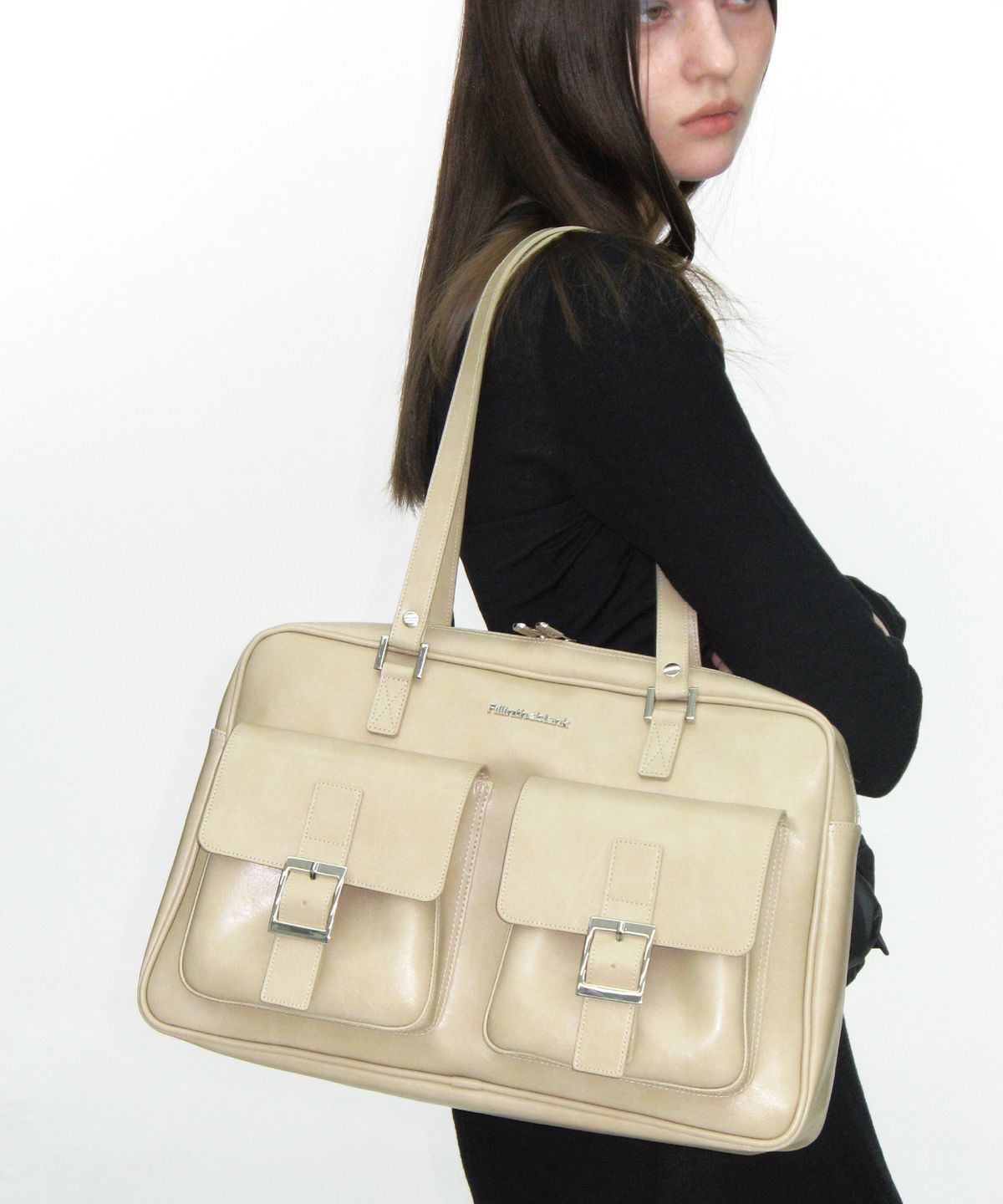 필인더블랭크(FILLINTHEBLANK) PK Shoulder Bag (oatmeal)