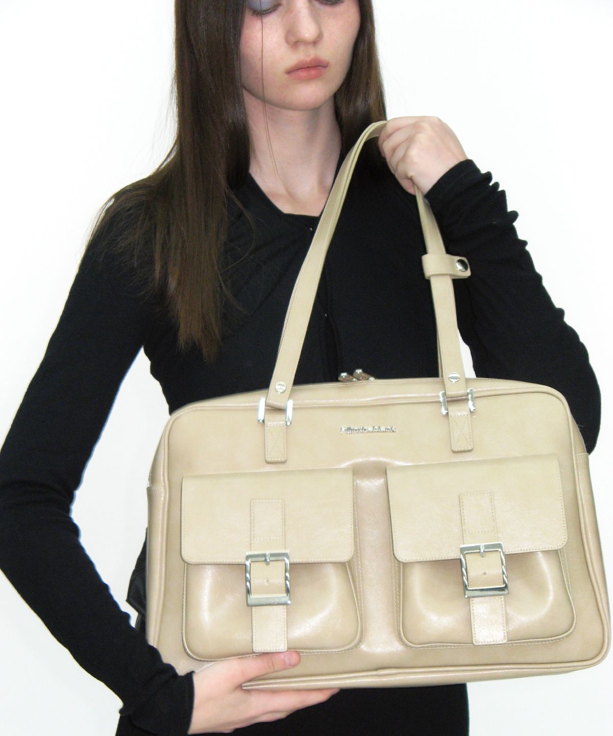 필인더블랭크(FILLINTHEBLANK) PK Shoulder Bag (oatmeal)