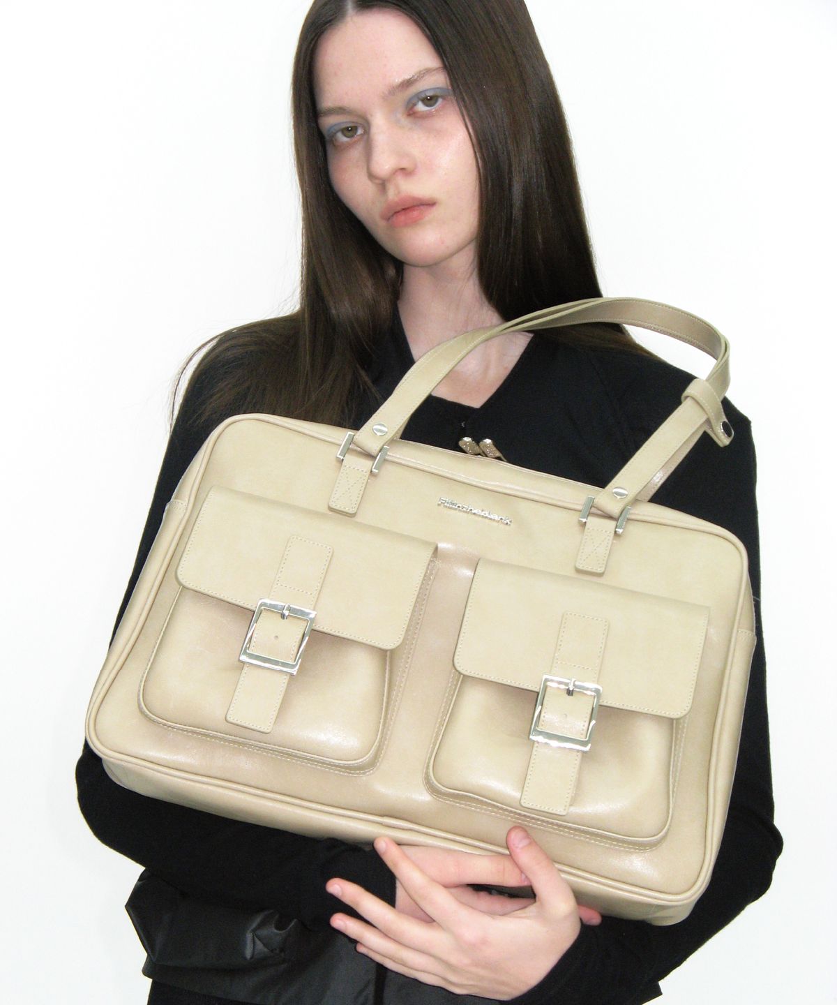 필인더블랭크(FILLINTHEBLANK) PK Shoulder Bag (oatmeal)