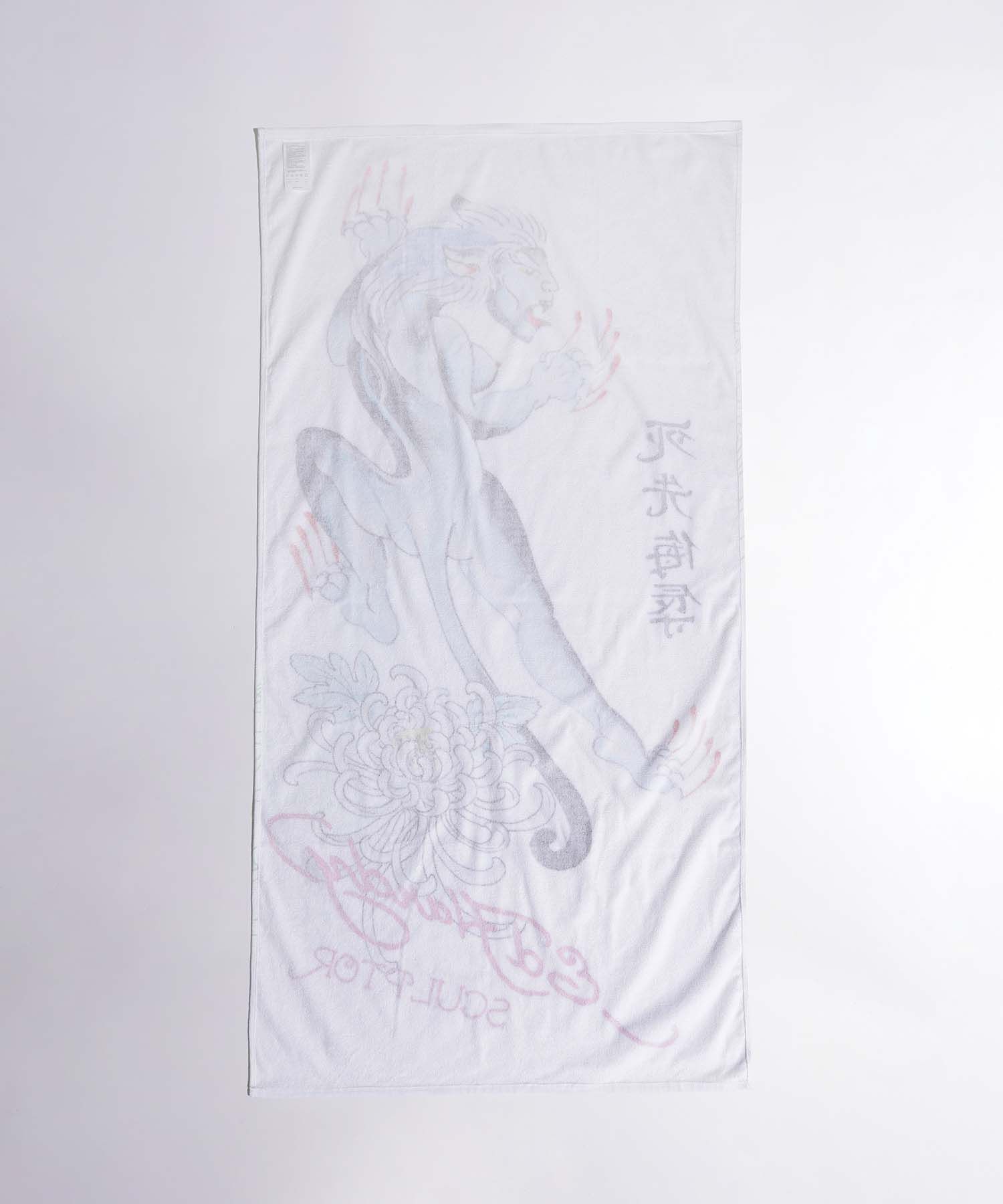 MUSINSA公式 | SCULPTOR [Sculptor x Ed Hardy] Devil Beach Towel White