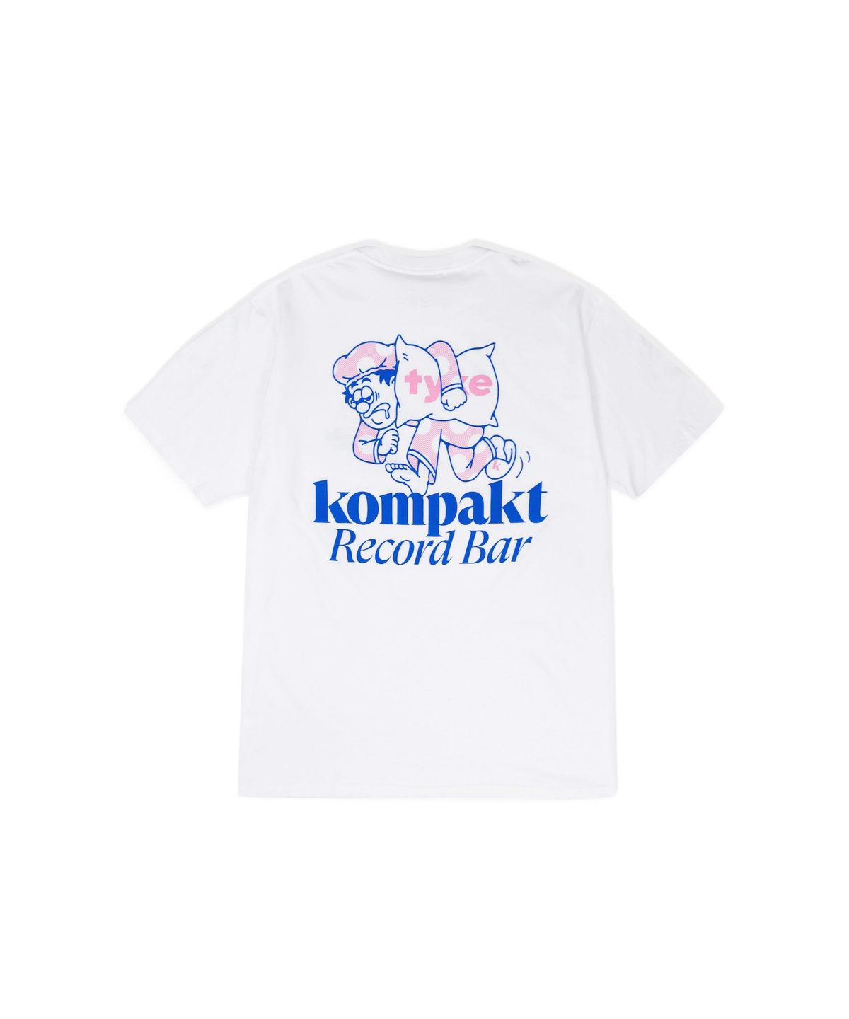 타이크(TYKE) Tyke x Kompakt Record Bar T-shirt White