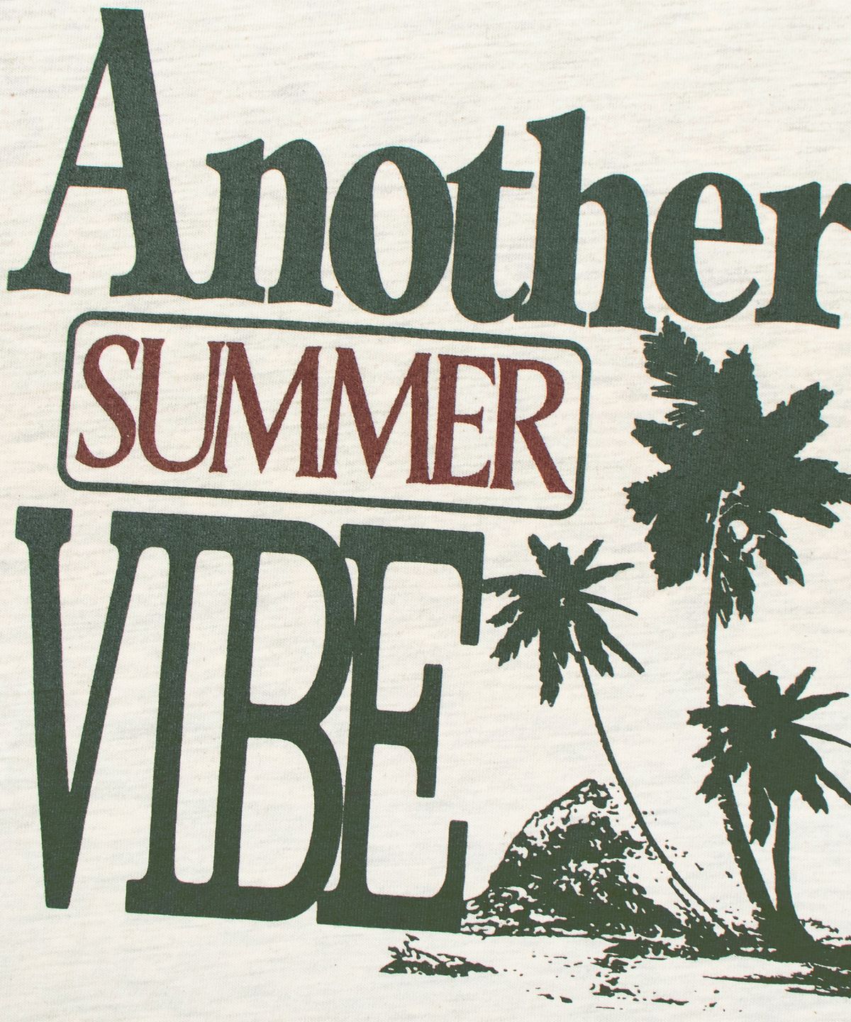 캑터스도넛마켓(CACTUSDONUTMARKET) Summer Vibe Raglan T-Shirt - Khaki