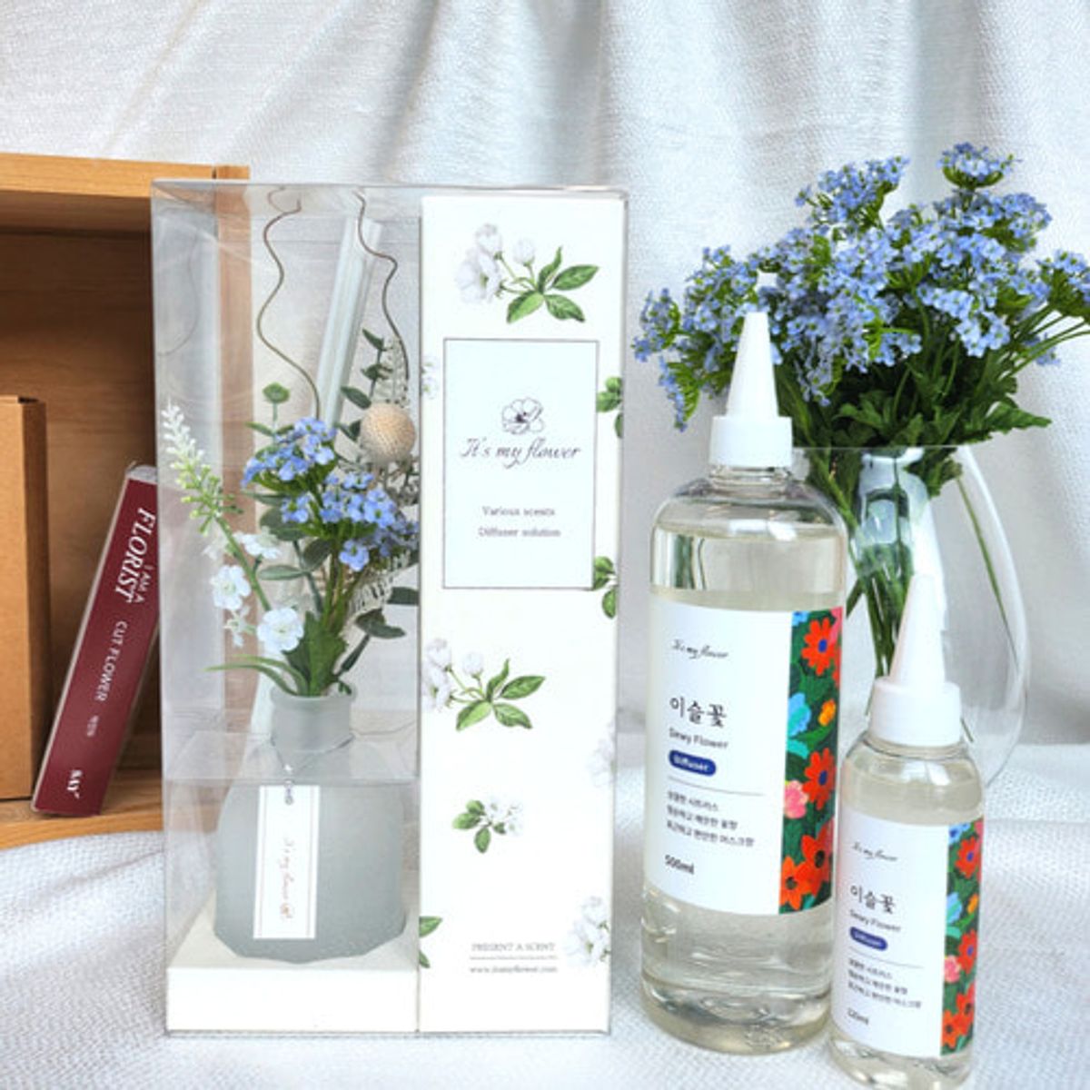 잇츠마이플라워(ITSMYFLOWER) 플라워 디퓨저 선물 세트 500ml