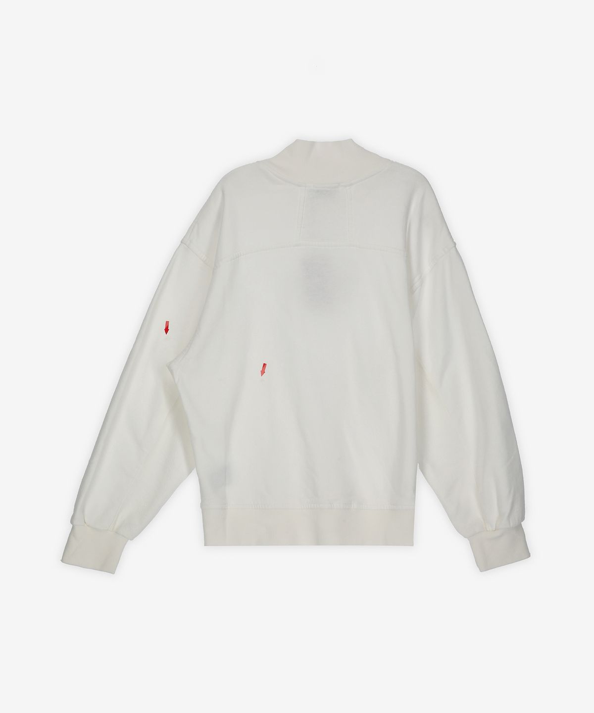 루드(RHUDE) 플리스 풀오버 터틀넥 맨투맨 - 크림 / RHFW22SW020821140114