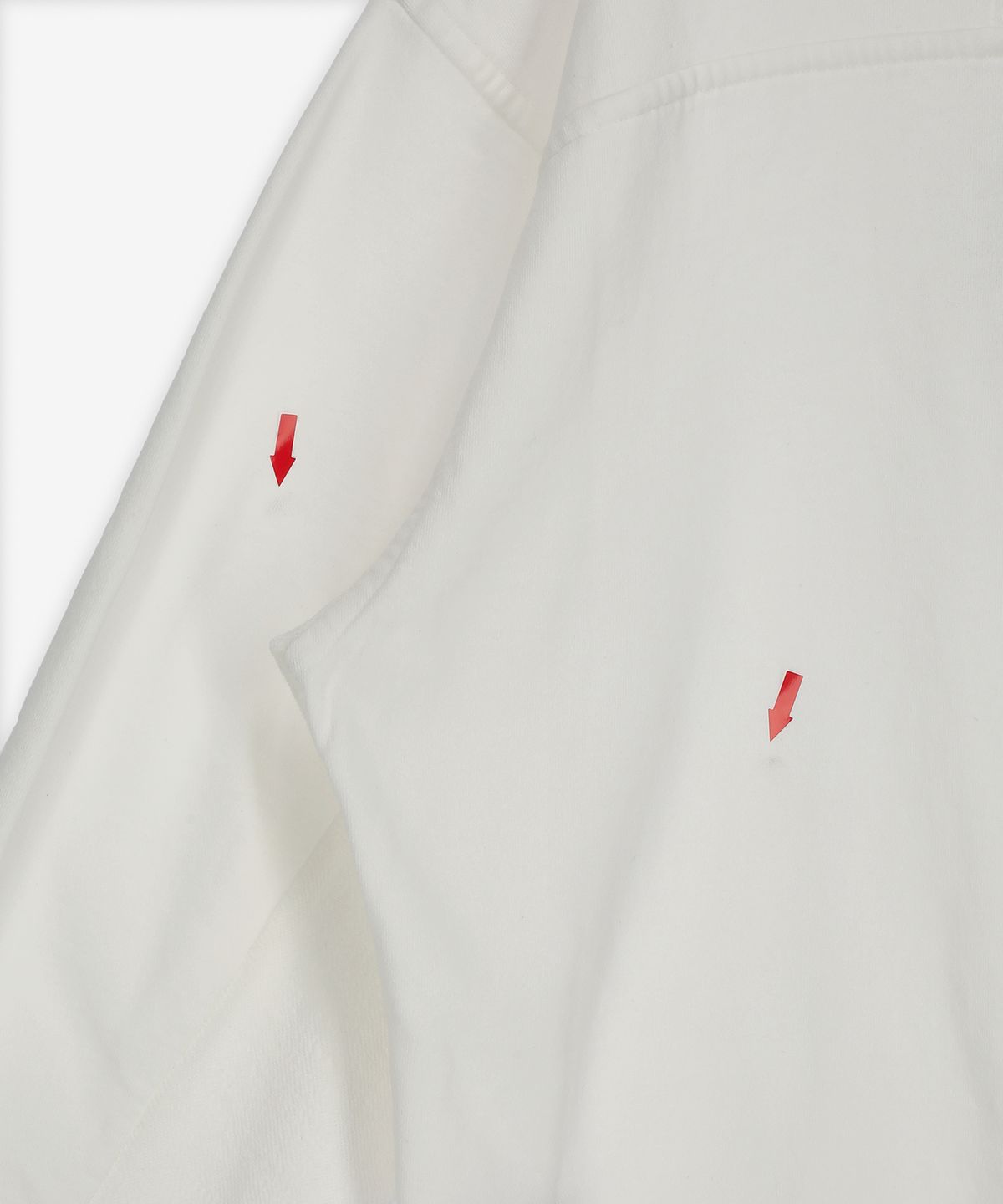 루드(RHUDE) 플리스 풀오버 터틀넥 맨투맨 - 크림 / RHFW22SW020821140114