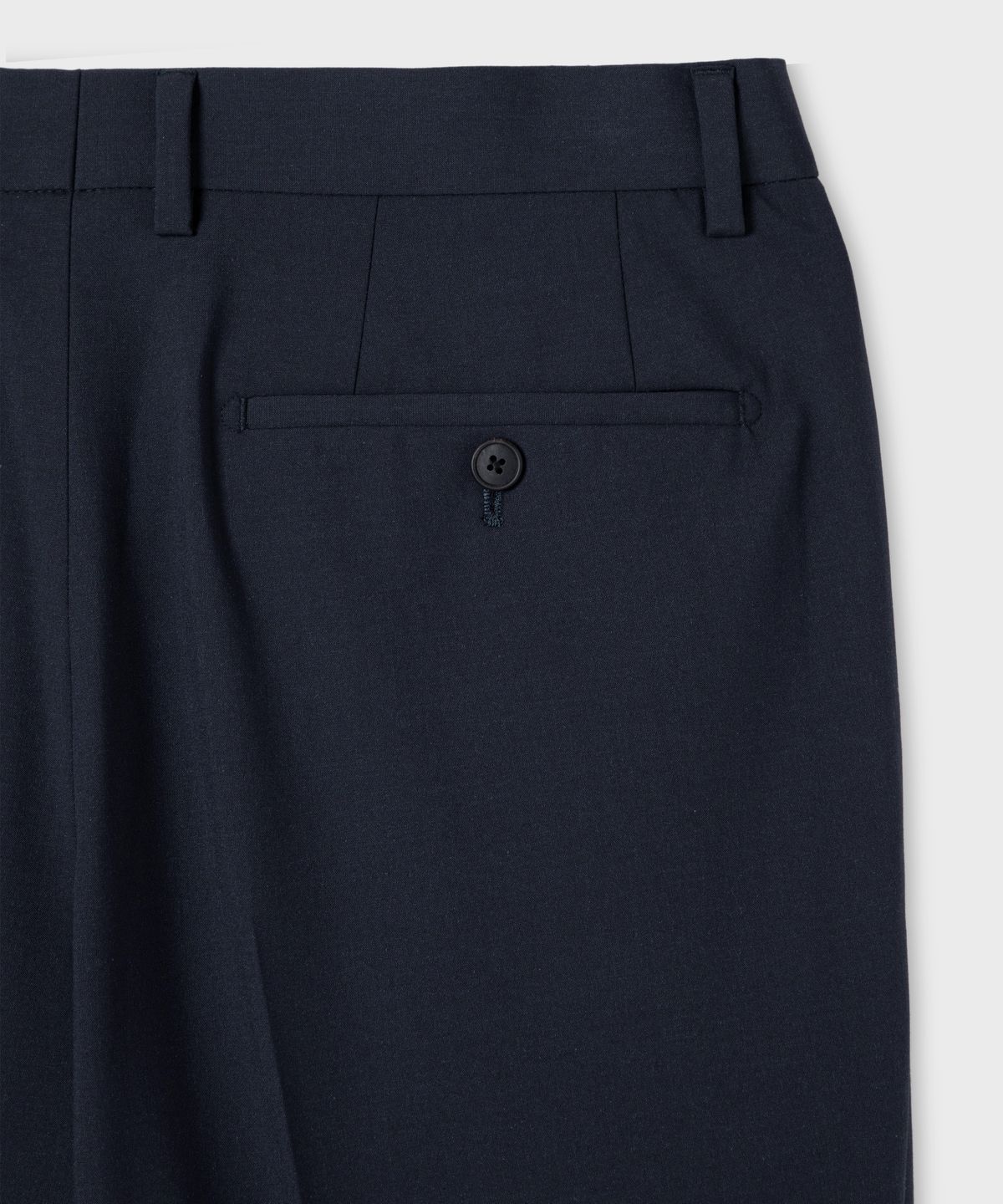 넌블랭크(NONBLANK) [SAINT YEAR] 세미 와이드 핏 슬랙스_DARK NAVY