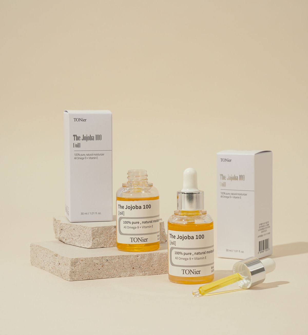 토니어(TONIER) 100% 유기농 호호바오일 30ml+30ml
