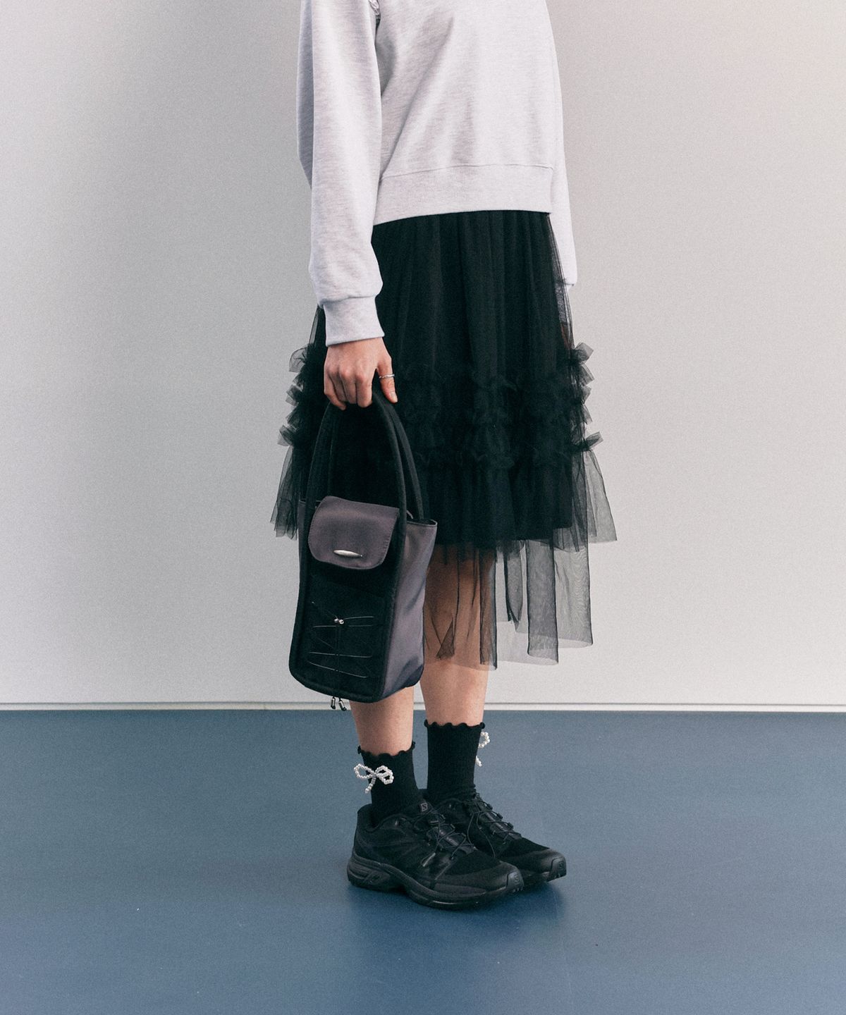 시월107(SIWL107) baby tidi bag (black)