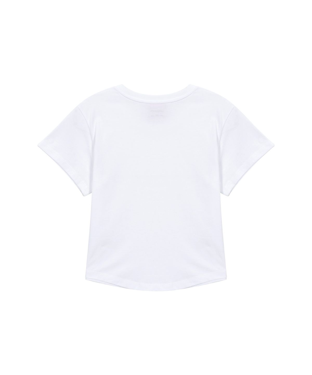 잇자바이브(ITZAVIBE) ITZ MINI LOGO CROP T SHIRT - WHITE