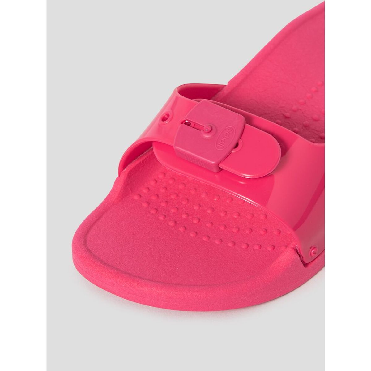 숄(SCHOLL) (WOMEN) PVC 원 스트랩 샌들  레드 (HH44K2A136)