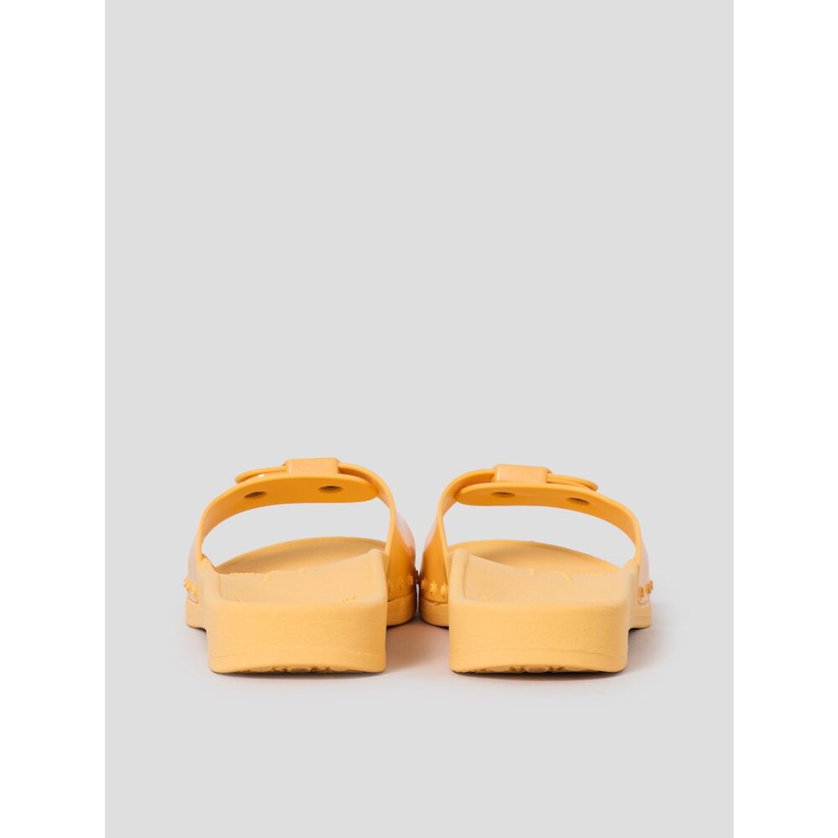 숄(SCHOLL) (WOMEN) PVC 원 스트랩 샌들  레몬 (HH44K2A13F)