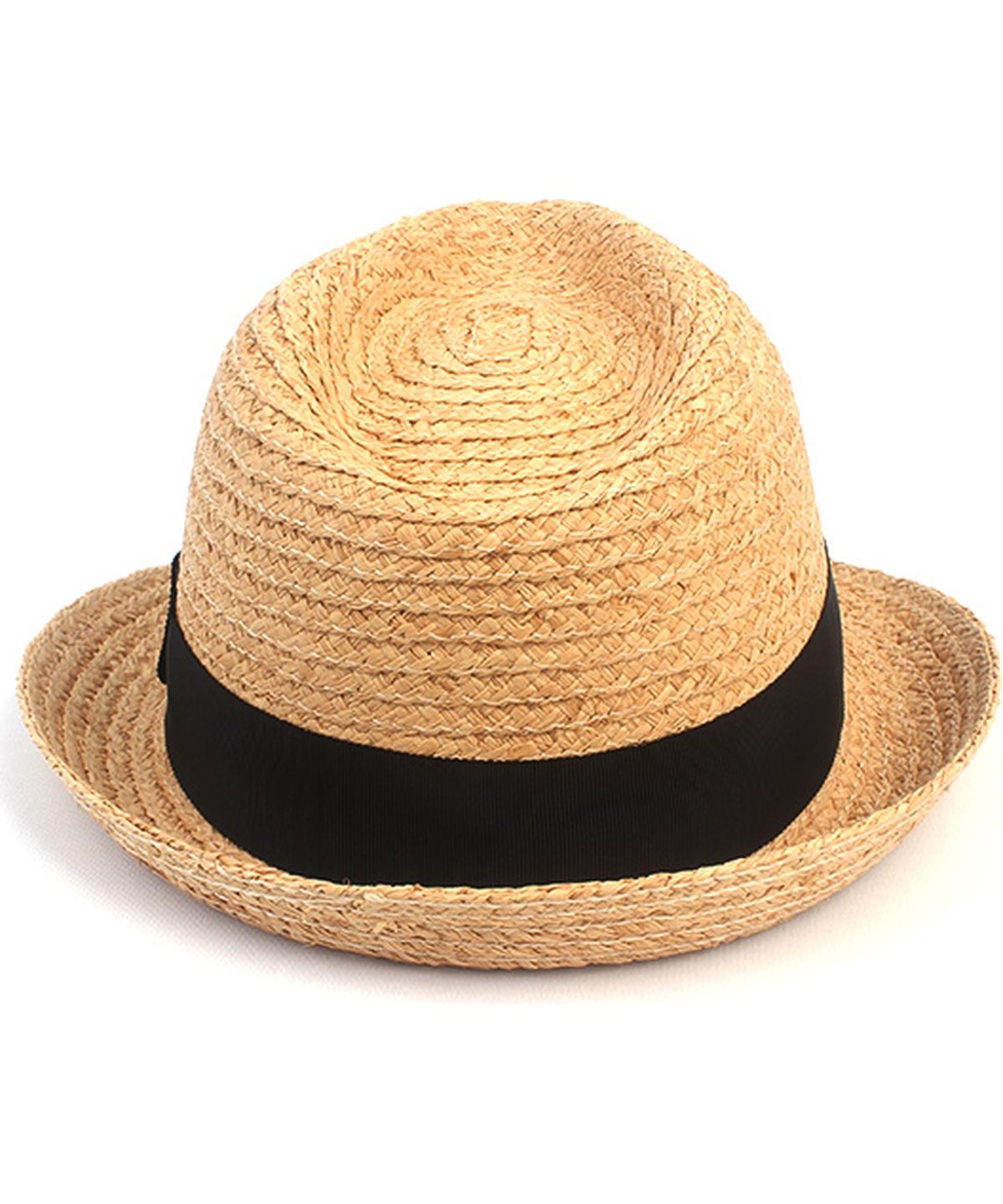 유니버셜 케미스트리(UNIVERSAL CHEMISTRY) BU Raffia Line Beige Fedora 여름모자