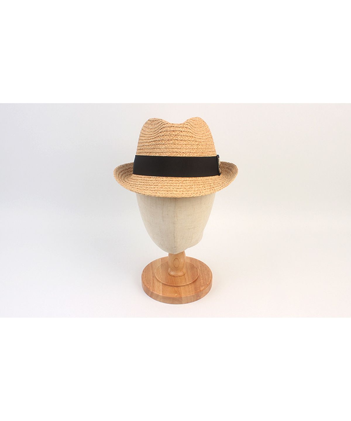 유니버셜 케미스트리(UNIVERSAL CHEMISTRY) BU Raffia Line Beige Fedora 여름모자