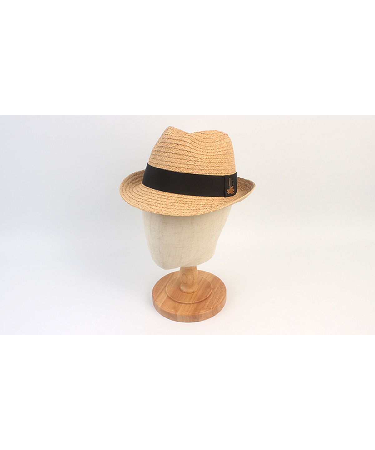 유니버셜 케미스트리(UNIVERSAL CHEMISTRY) BU Raffia Line Beige Fedora 여름모자