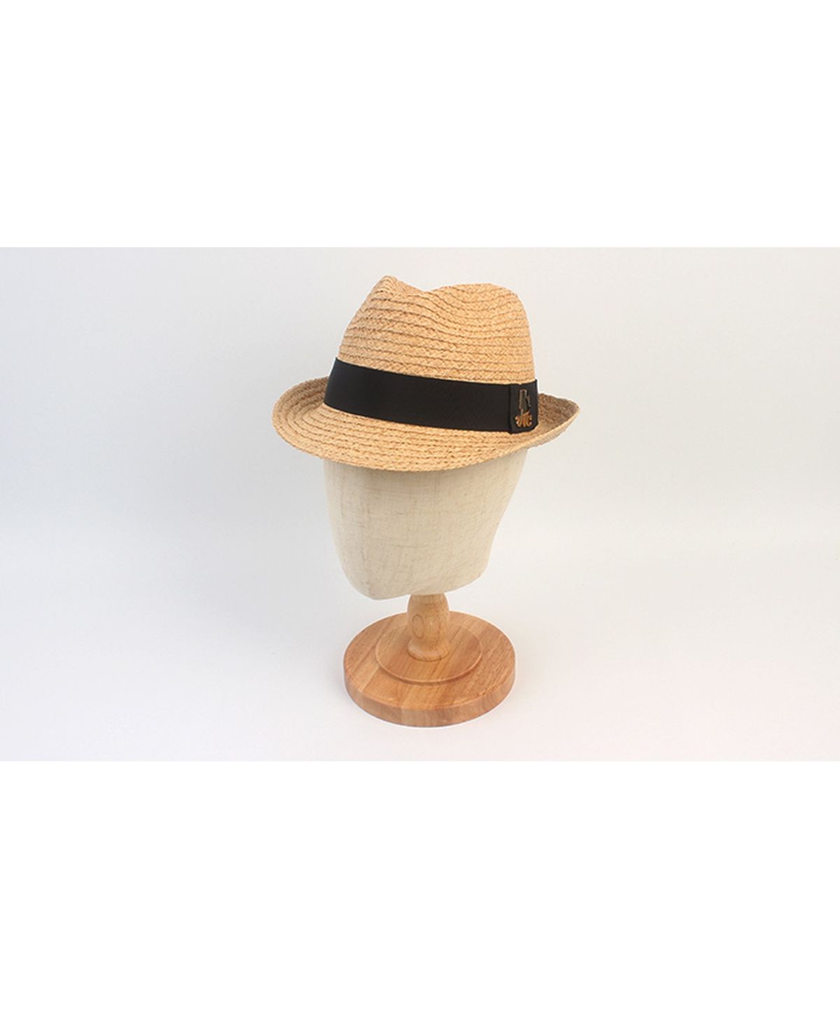 유니버셜 케미스트리(UNIVERSAL CHEMISTRY) BU Raffia Line Beige Fedora 여름모자