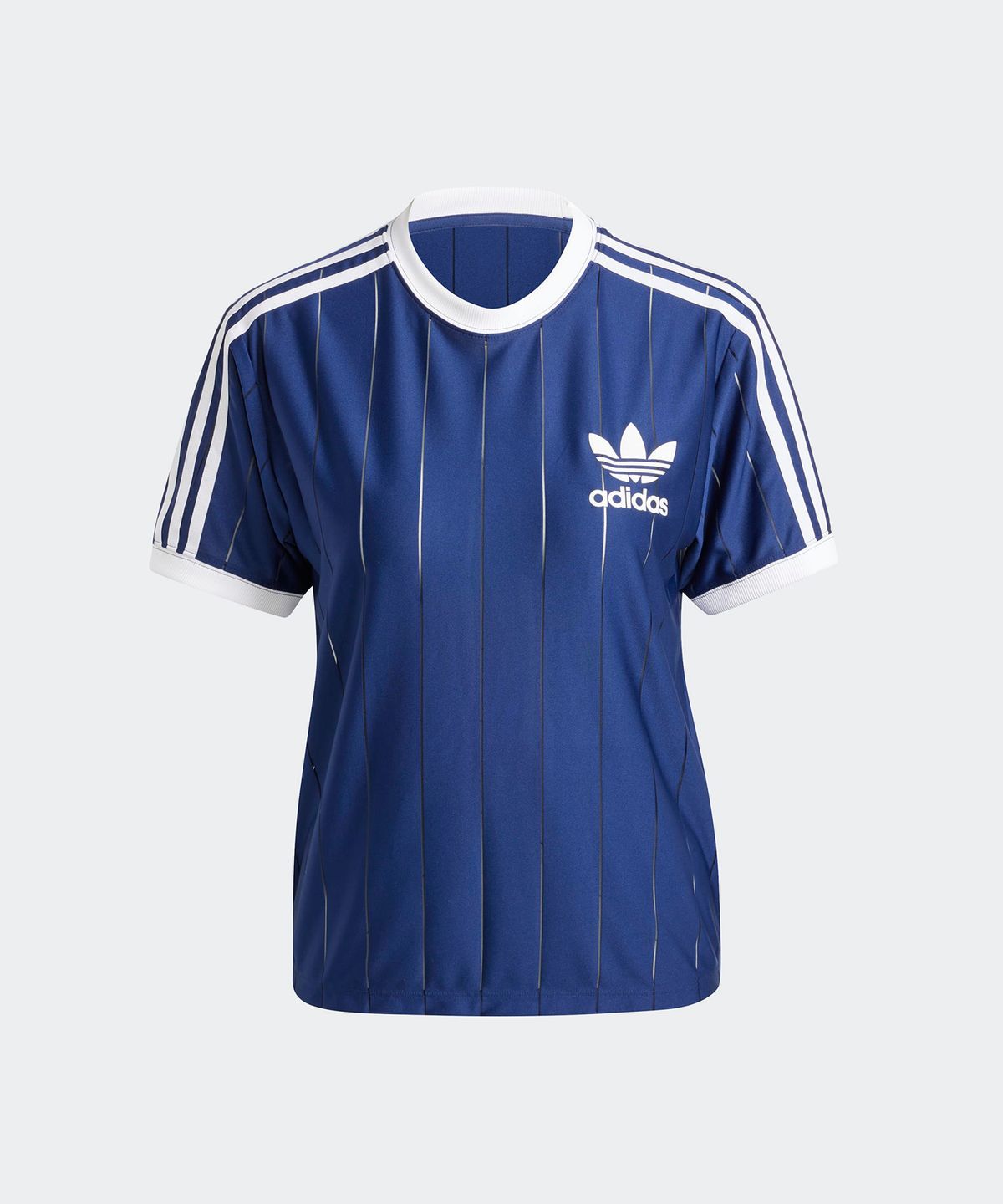 아디다스(ADIDAS) 3S 핀스트라이프 티 - 다크블루 / IY7228
