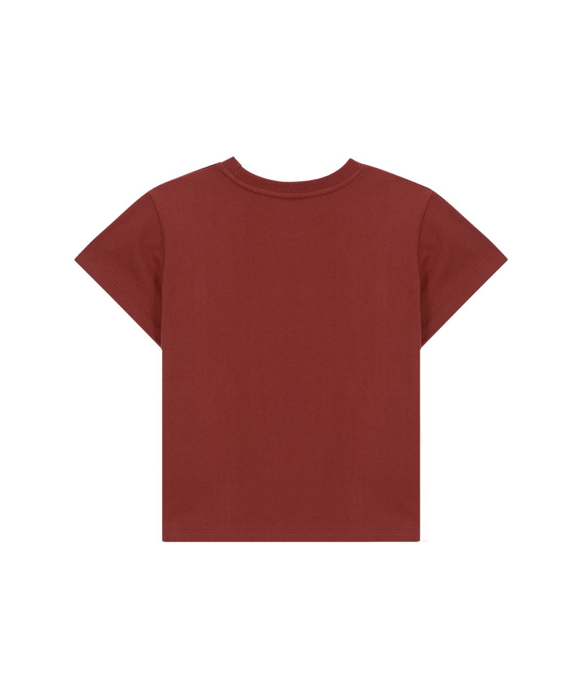 잇자바이브(ITZAVIBE) ITZ OFFICIAL LOGO CROP T SHIRT - RED