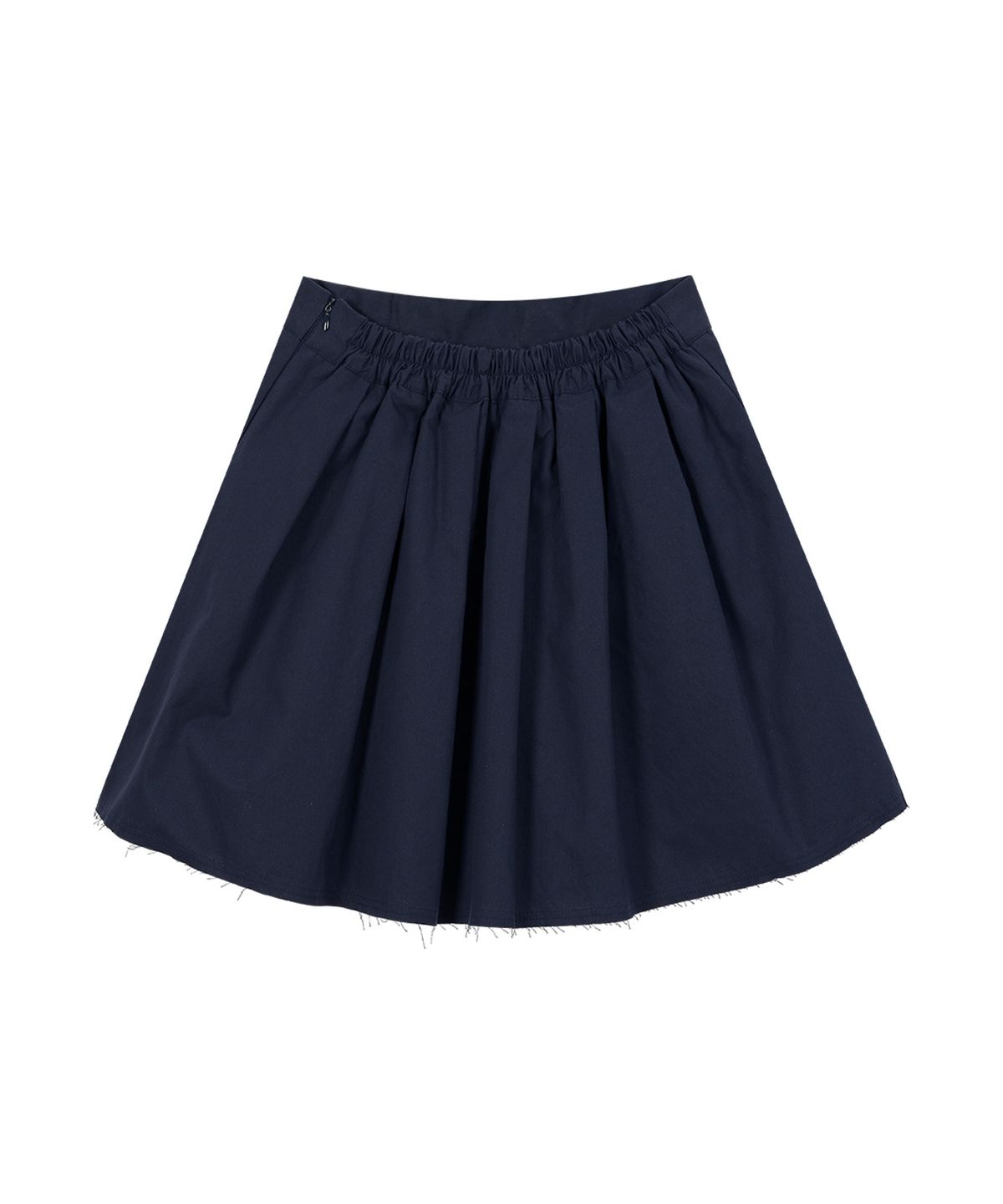 잇자바이브(ITZAVIBE) PLEATS NAVY SKIRT