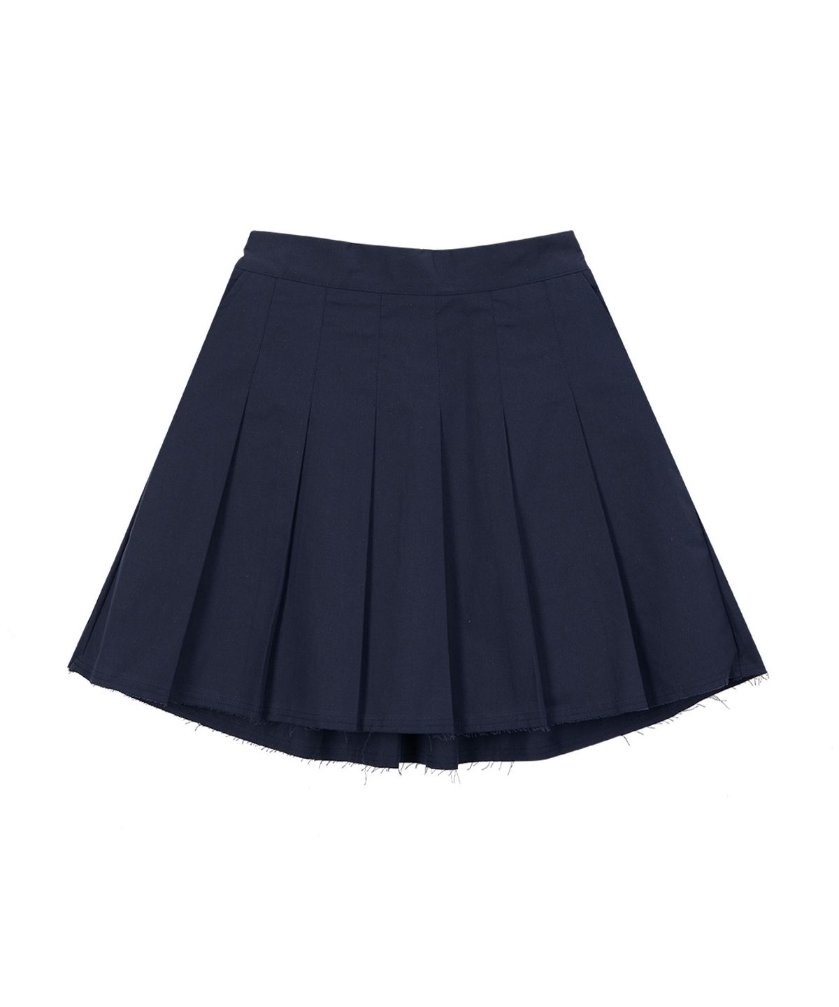 잇자바이브(ITZAVIBE) PLEATS NAVY SKIRT