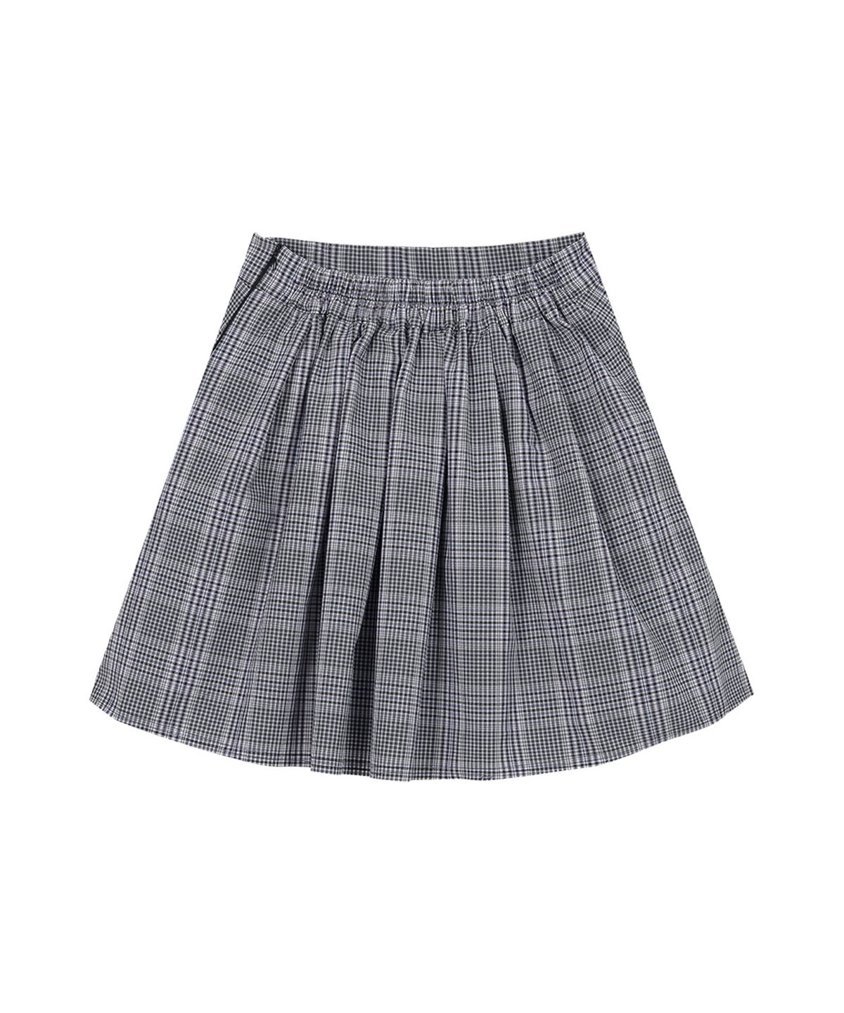 잇자바이브(ITZAVIBE) PLEATS CHECK SKIRT