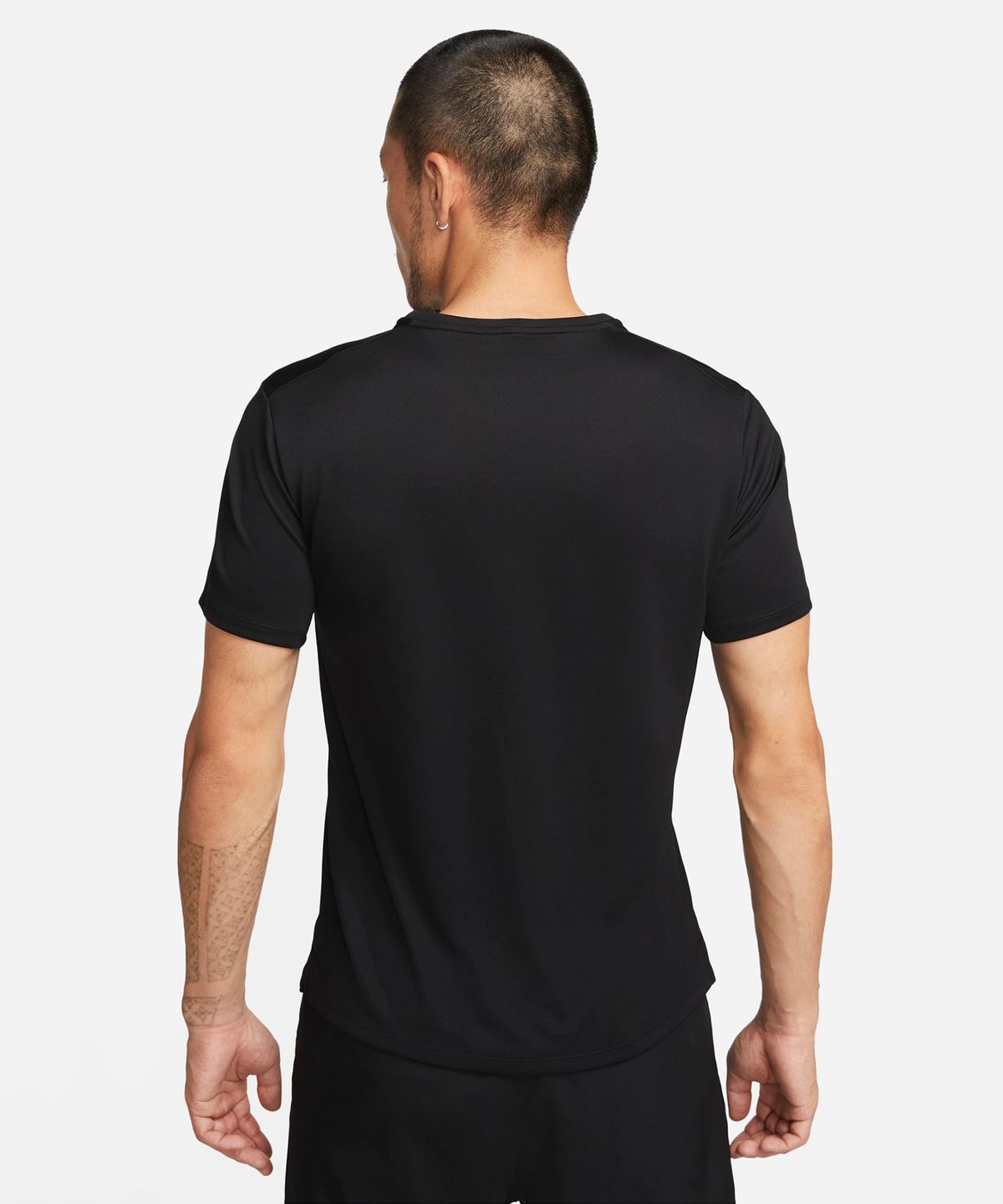 나이키(NIKE) 드라이 핏 UV 마일러 반소매 러닝 탑 M - 블랙 / DV9316-010