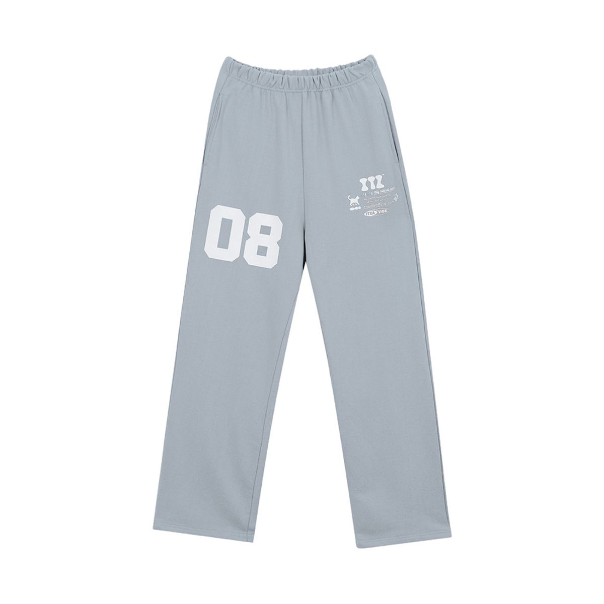 잇자바이브(ITZAVIBE) 08 MINI LOGO SWEAT PANTS - SKY BLUE