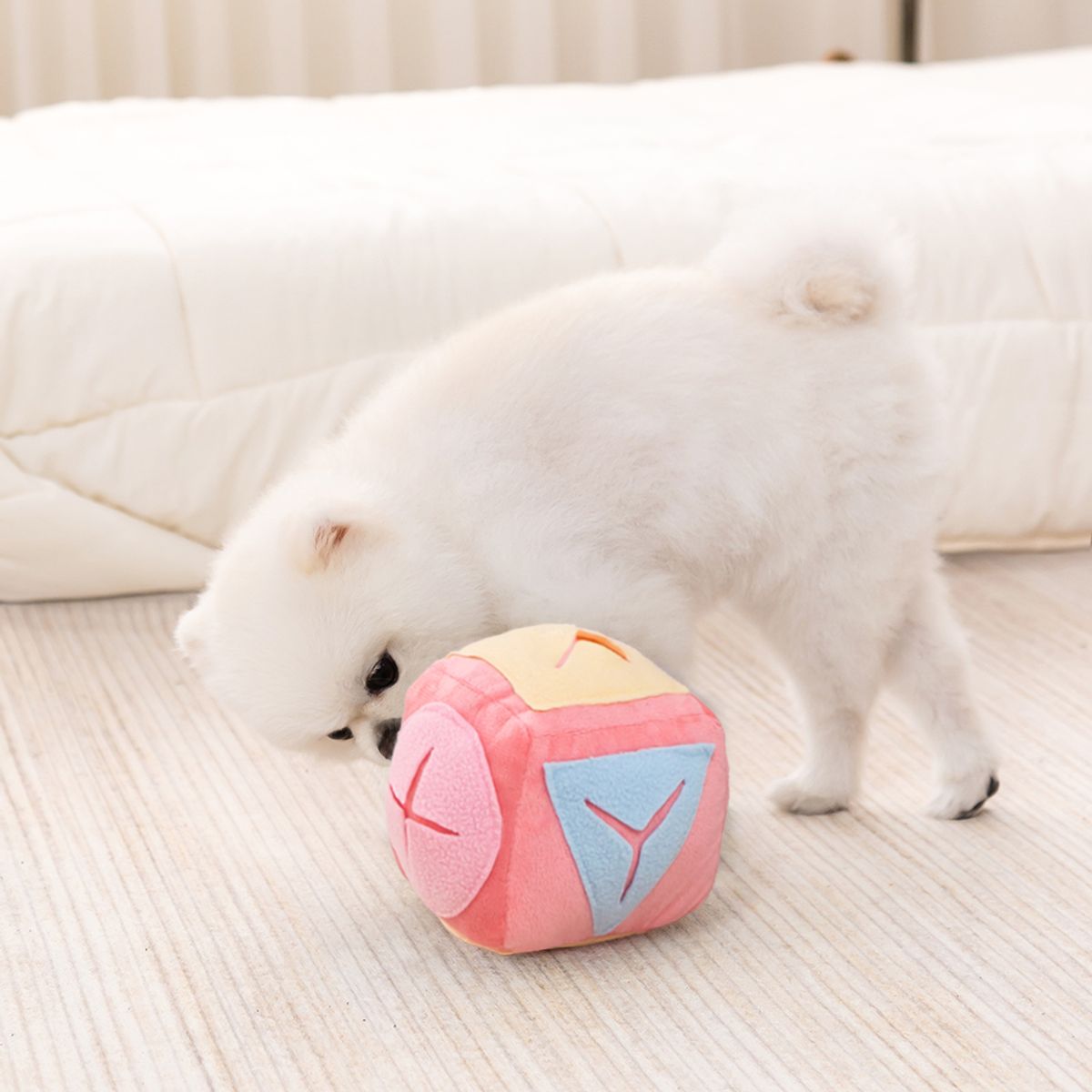 레토(LETO) 강아지 노즈워크 장난감 큐브볼