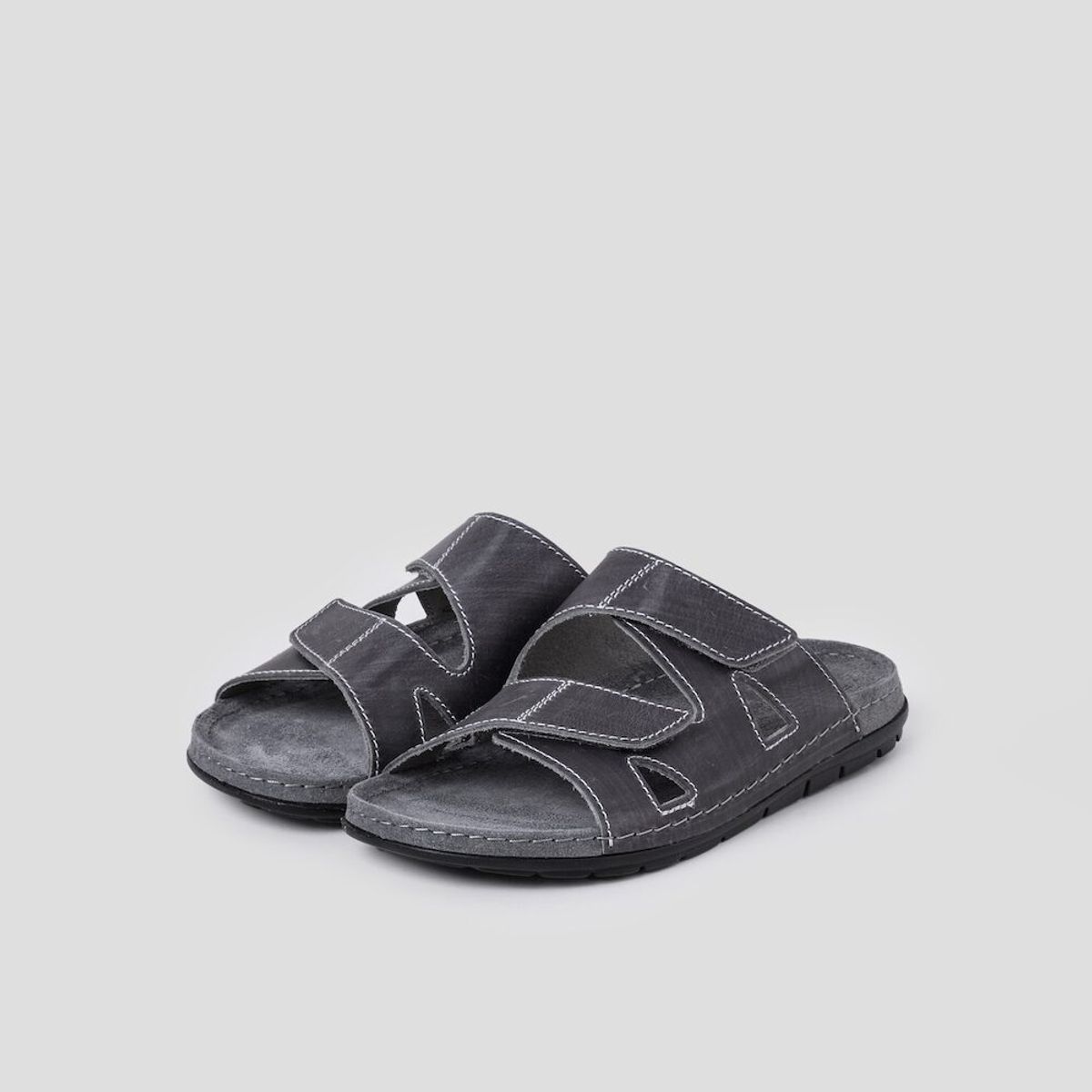 숄(SCHOLL) (MEN) 컴포트아웃솔 투스트랩 샌들  그레이 (HH44K1F133)