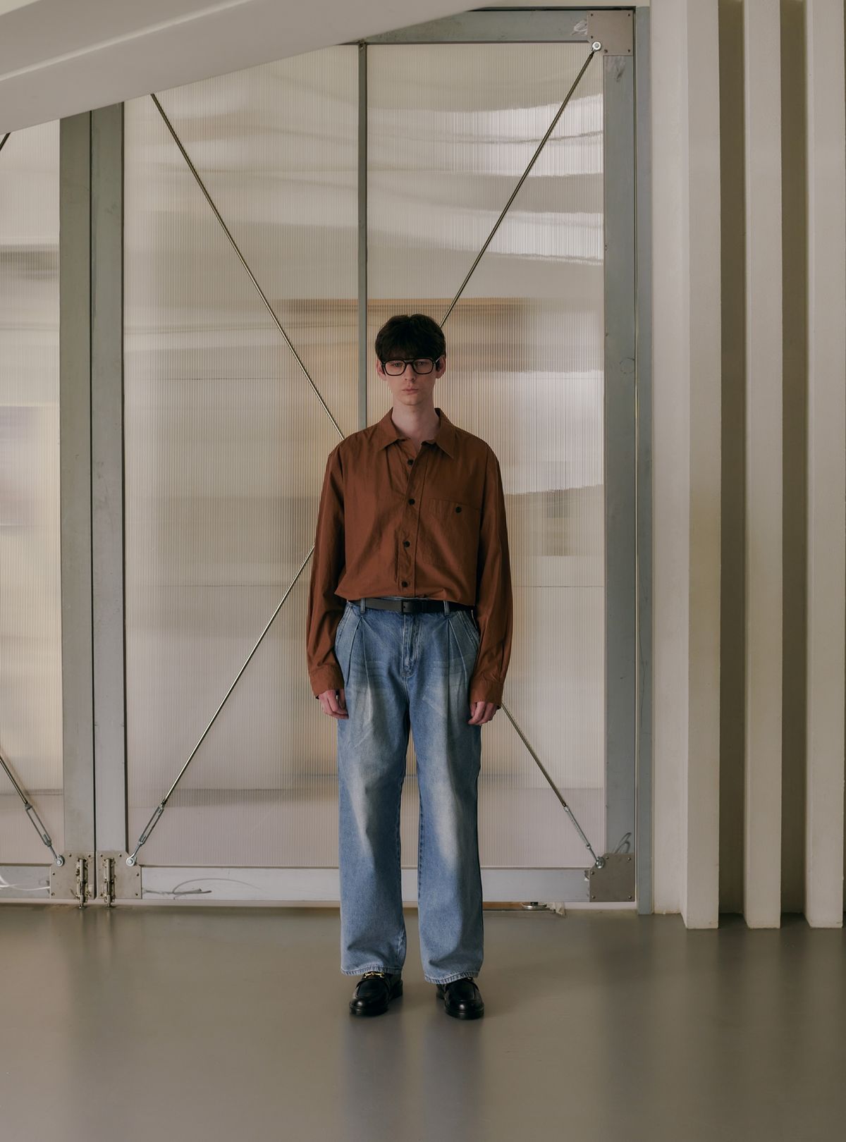슈피트(SHUFIT) 베이직 홀스빗 로퍼 블랙 구두 SFT-202
