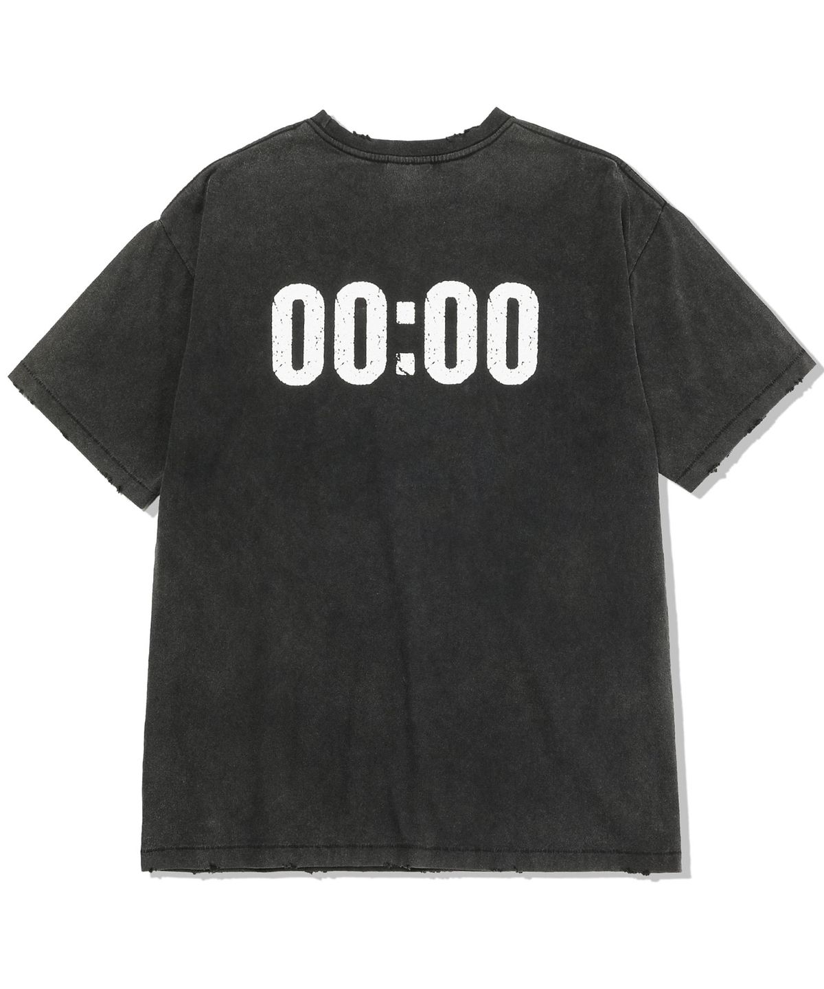 공백(GONGBAEK) Empty Faded Short Sleeve_Vintage Black